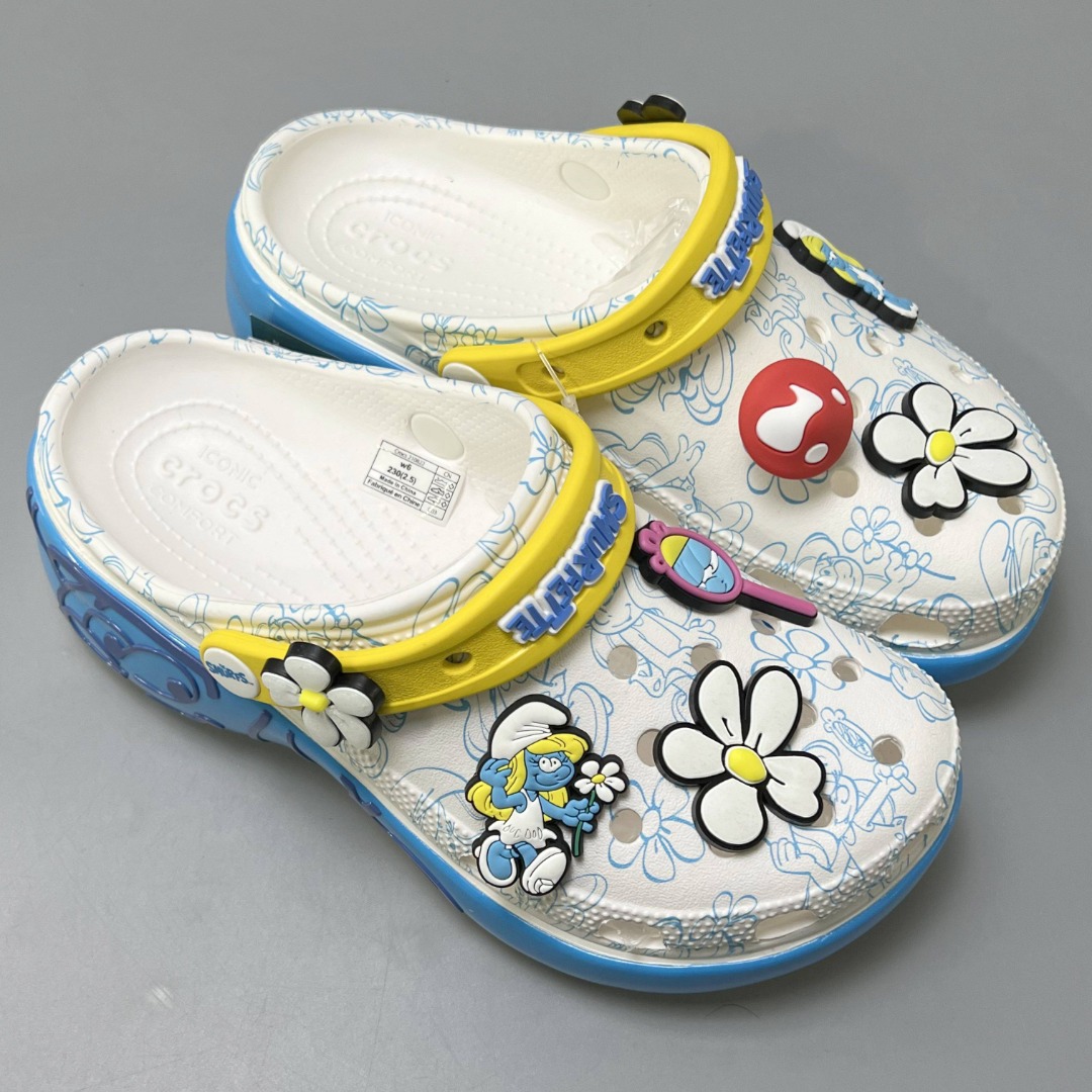 Crocs Smurfs Platform Clog