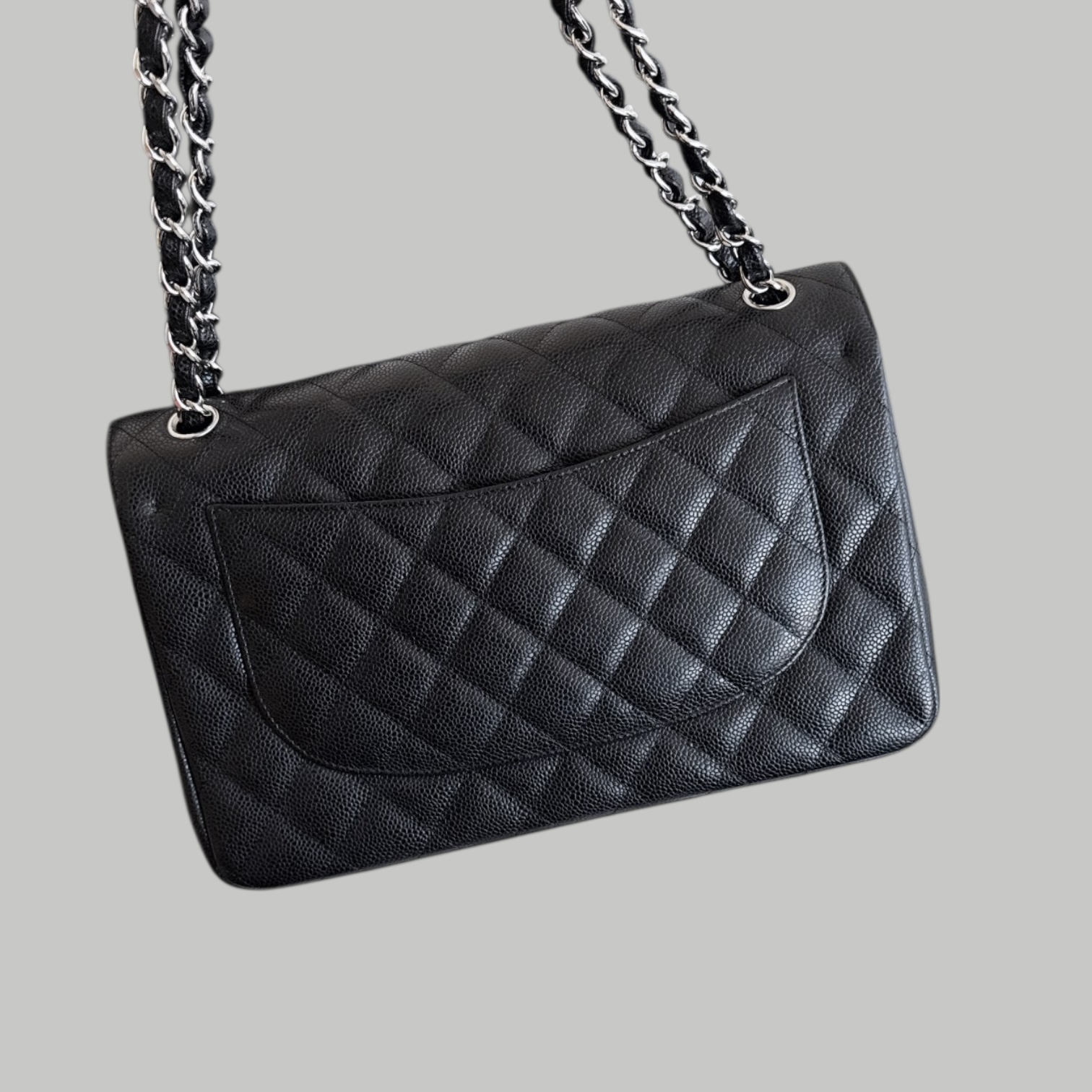 Chanel Caviar Jumbo SHW 