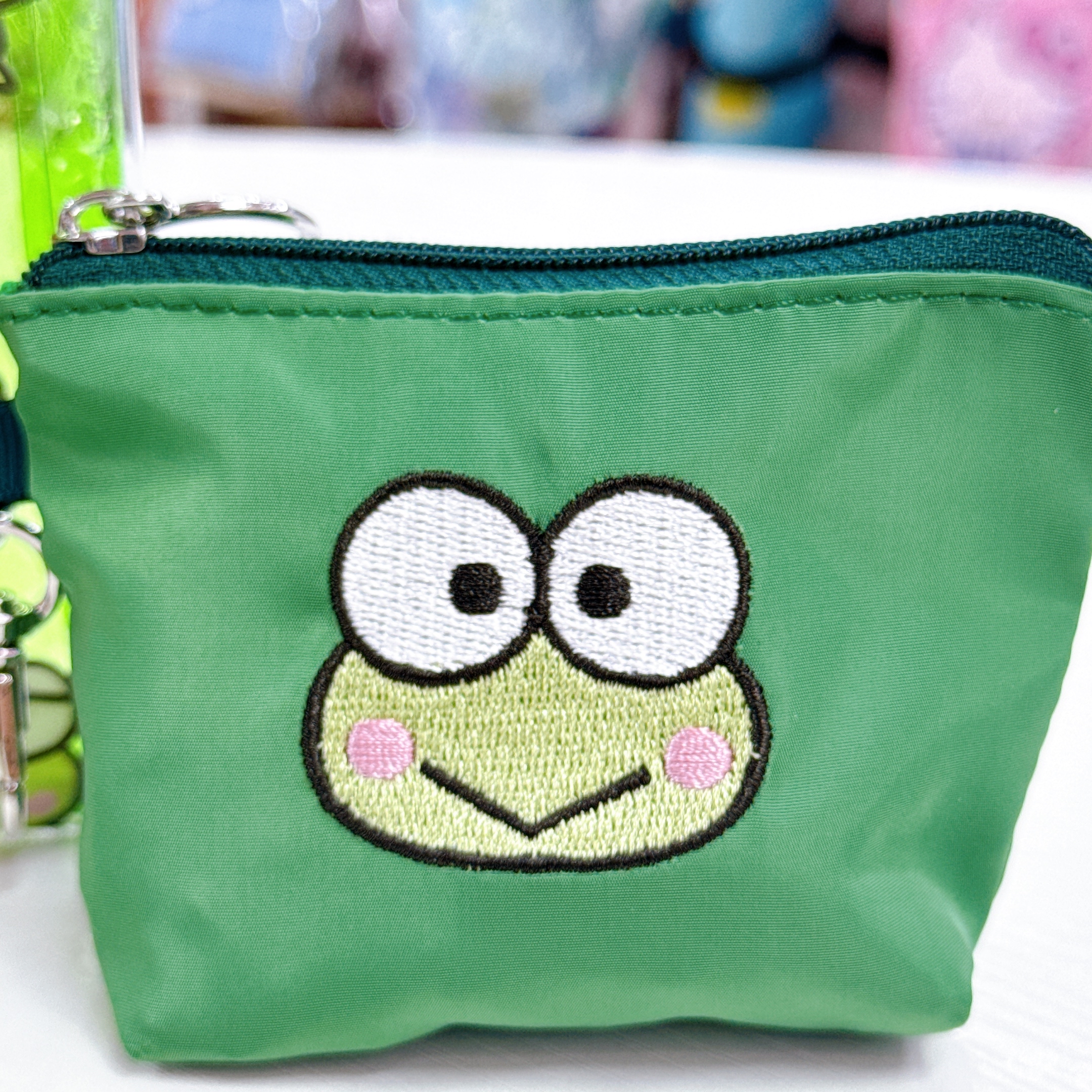 日本直送Sanrio 新款青蛙仔透明拉鍊袋/散子包