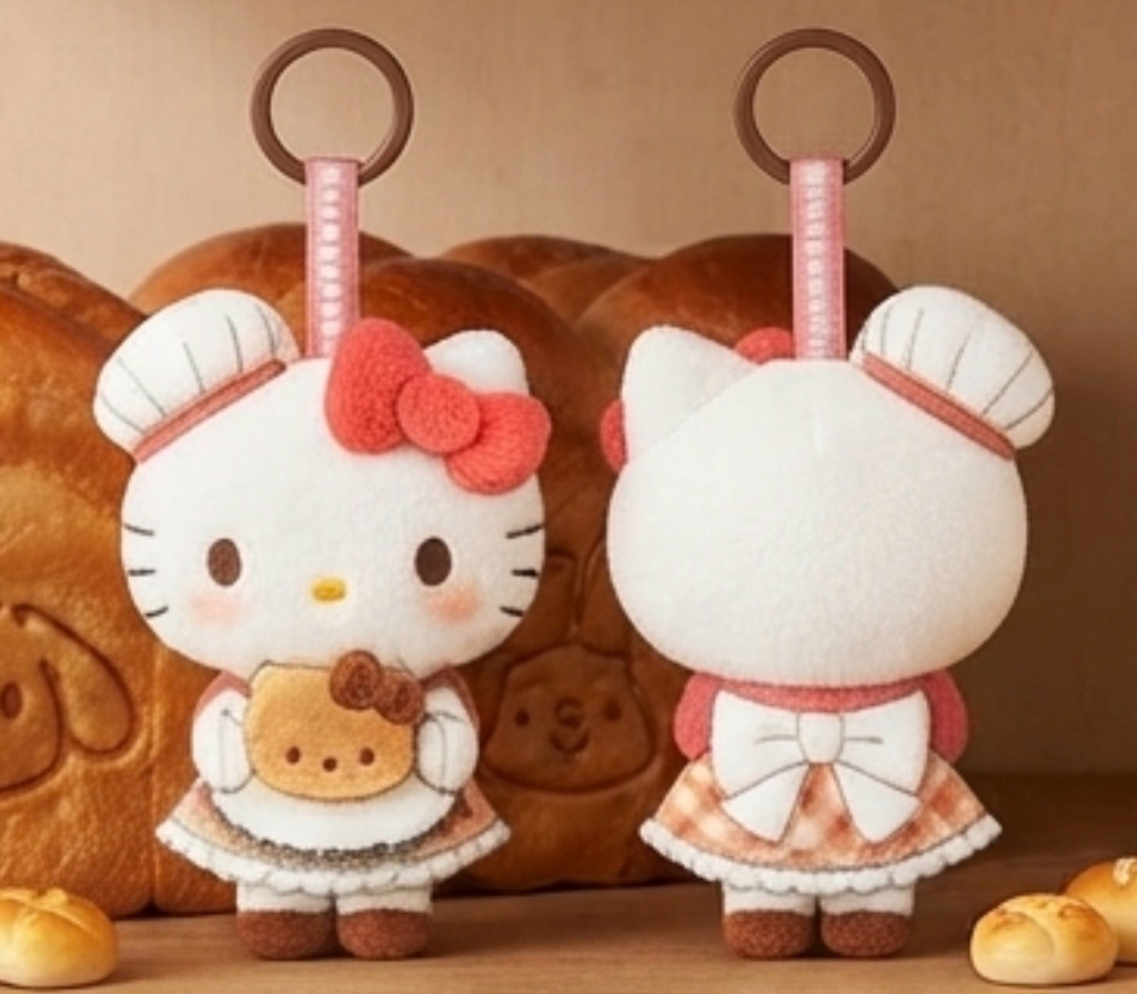 ［10月尾到貨]香港限定Sanrio 烘焙麵包師掛飾