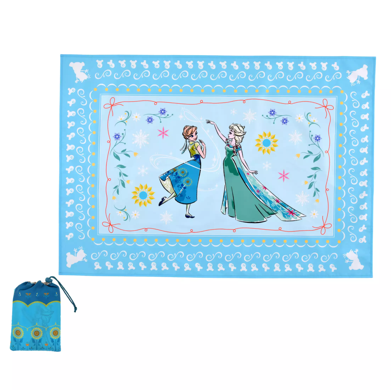 預訂 Frozen Fever 貼紙set 曲奇連索繩袋 野餐墊