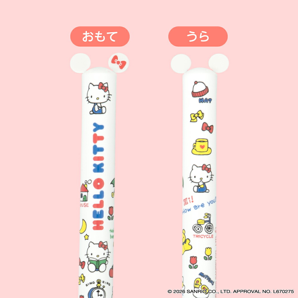 現貨｜Sanrio Hello Kitty 日本製 mimi 2色 原子筆 (黑紅) 24519401