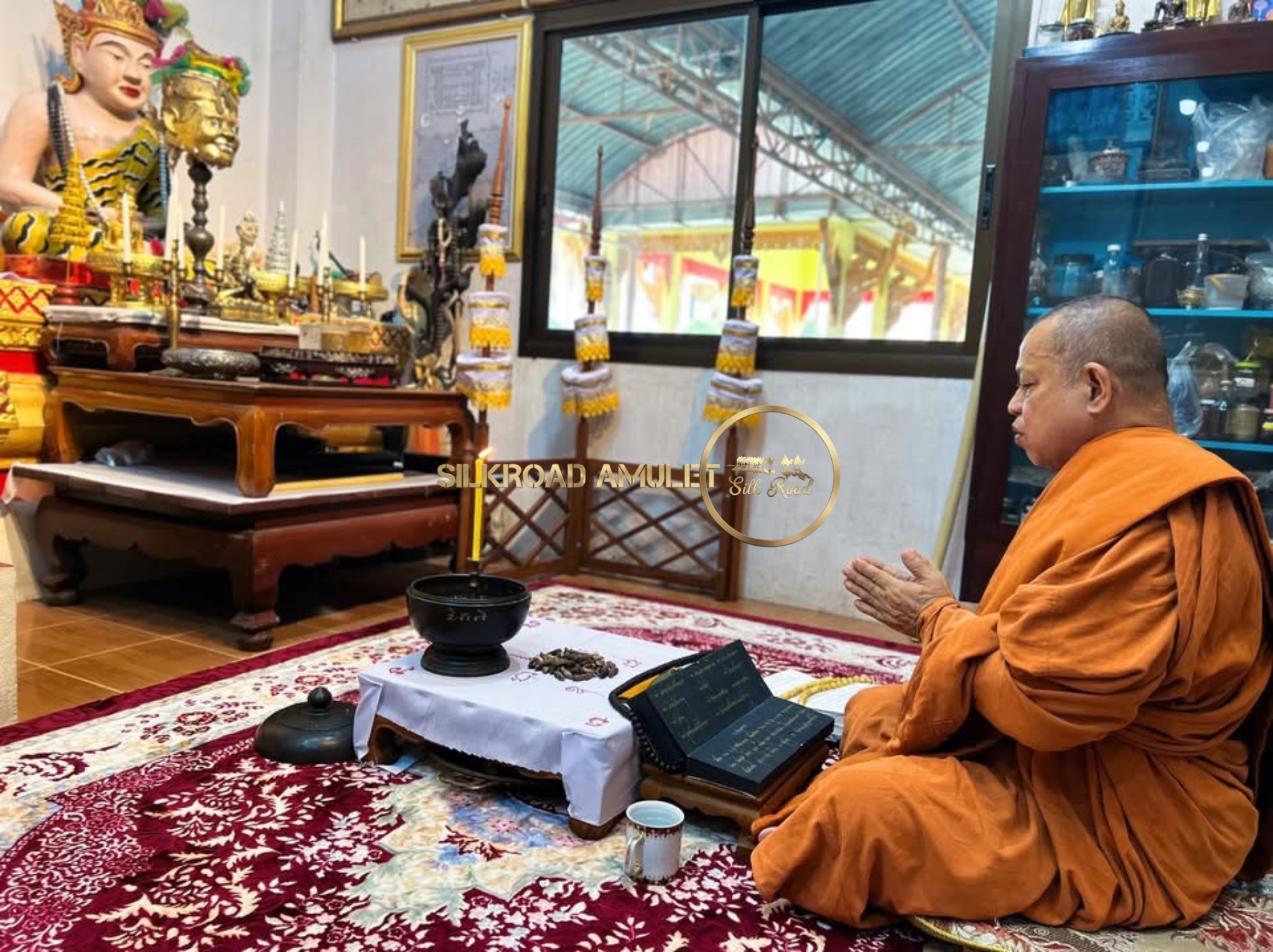 龍婆披贊  百年嫁龍神木 x 古法金舌人緣鳥🪵🕊️  附全高清防水殼｜師父親手寫符｜專屬經文及佩戴方法✨