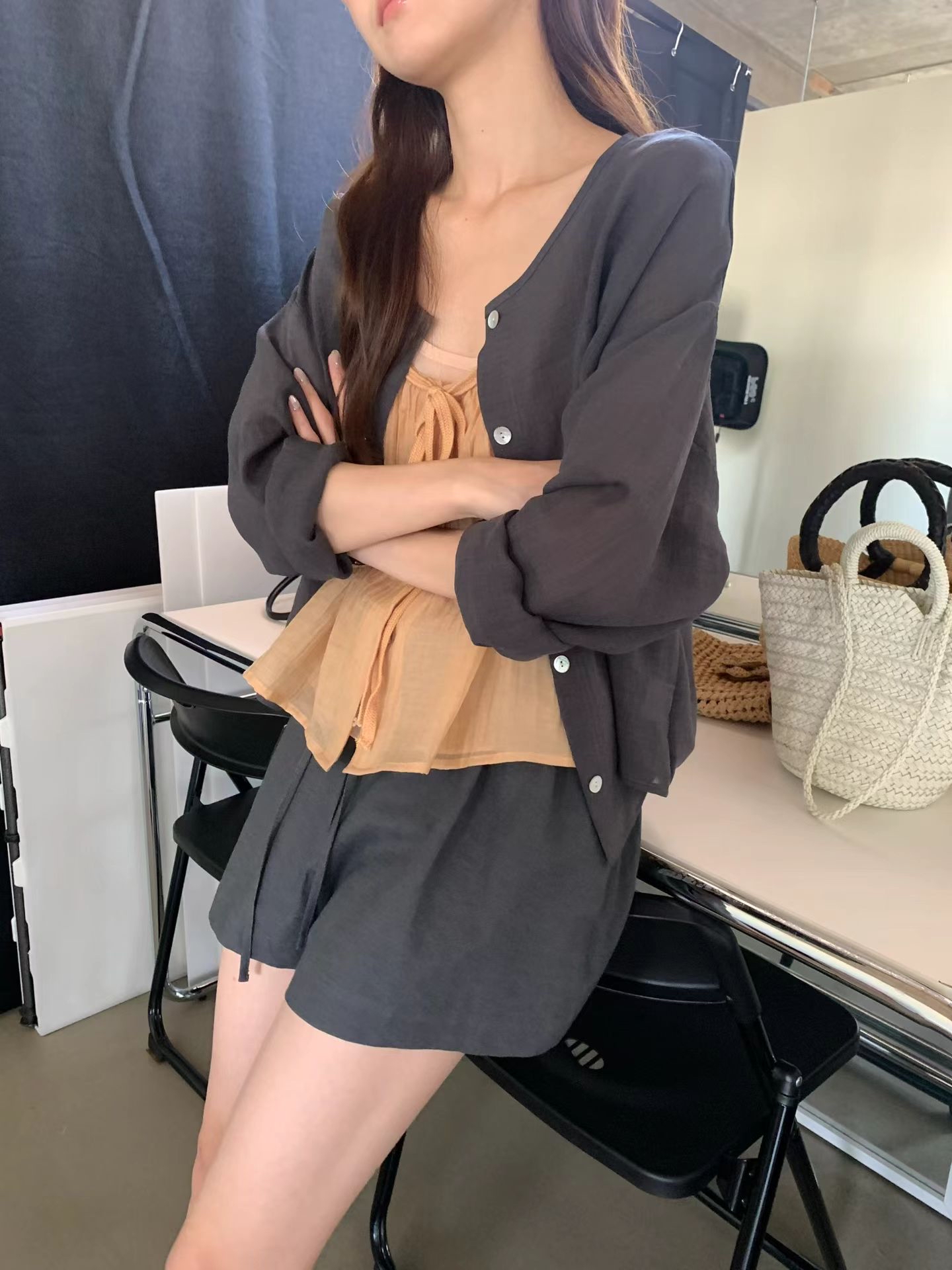 🇰🇷東大門女裝 | modern linen shirt