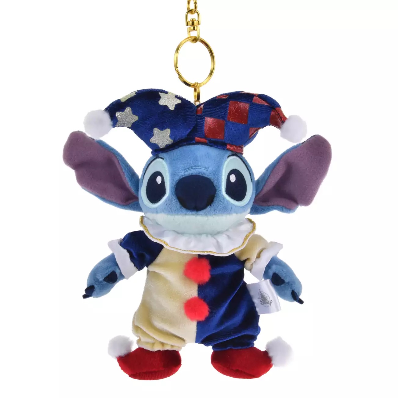 📦訂購 日本代購 Disney 迪士尼 史迪仔 Stitch PIERROT COSTUME 小丑服裝 公仔鎖匙扣