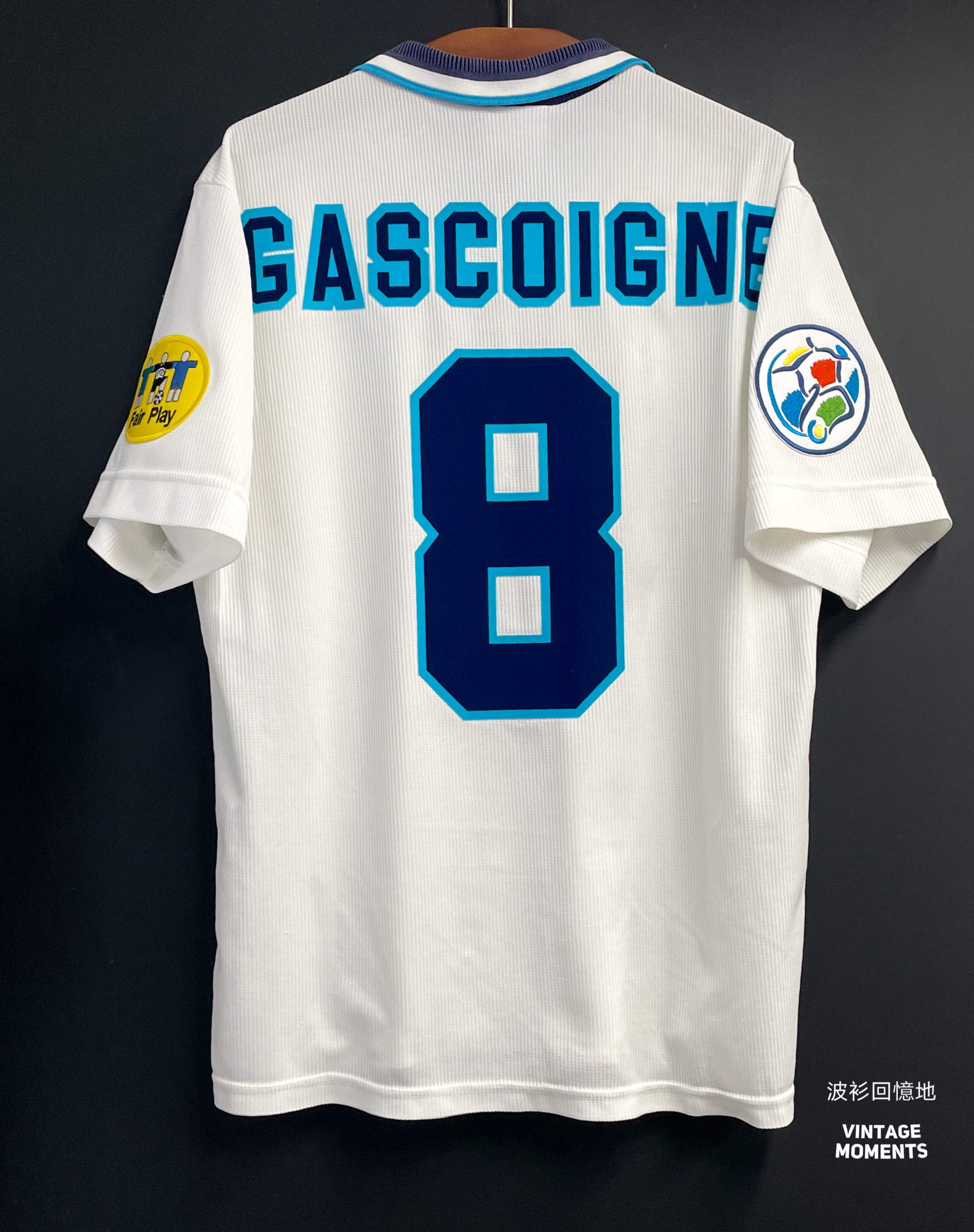 英格蘭1996主場 加斯居尼 ENGLAND HOME SHIRT GASCOIGNE 