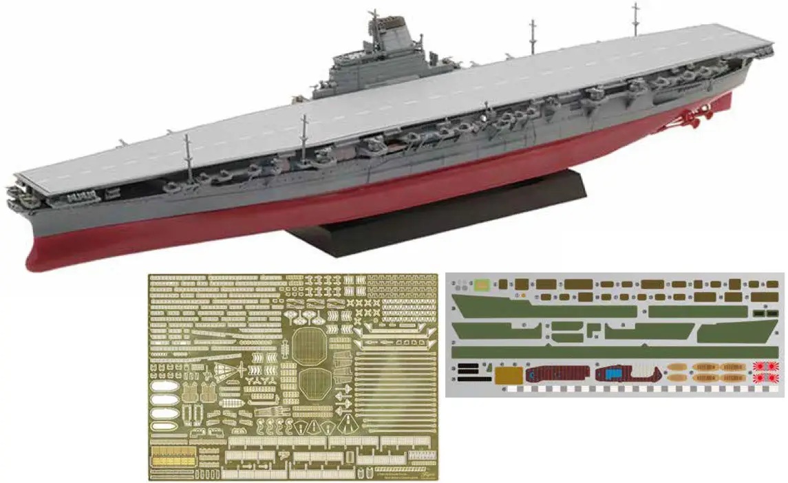 1/700 Japanese aircraft carrier Shinano (Warship Color) With Photo-Etched Parts