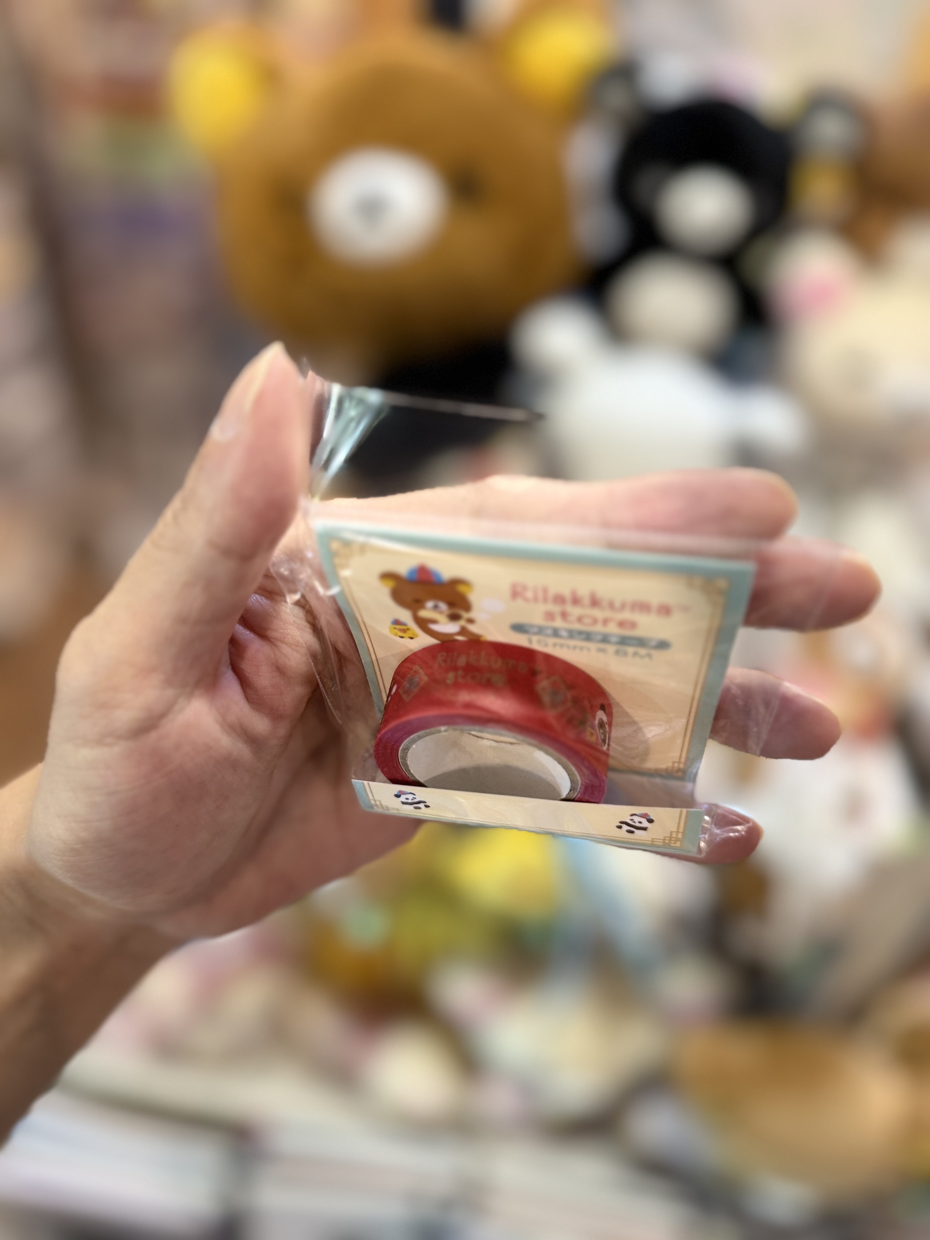 《現貨》全新日本Rilakkuma神戶/橫濱專店限定中華造型膠紙