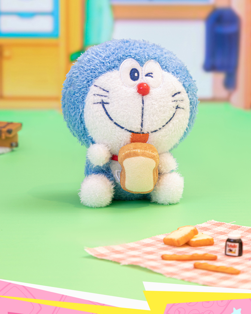 多啦A夢趣味毛絨抽拉盒