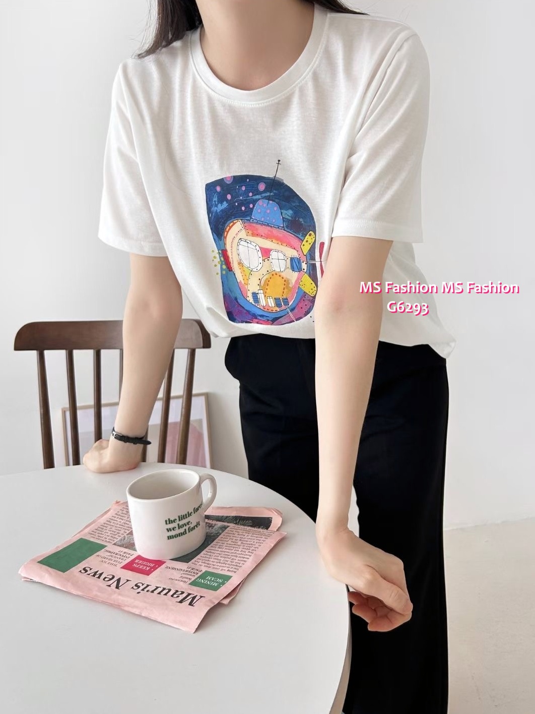 G6293 韓國🇰🇷靚print top 