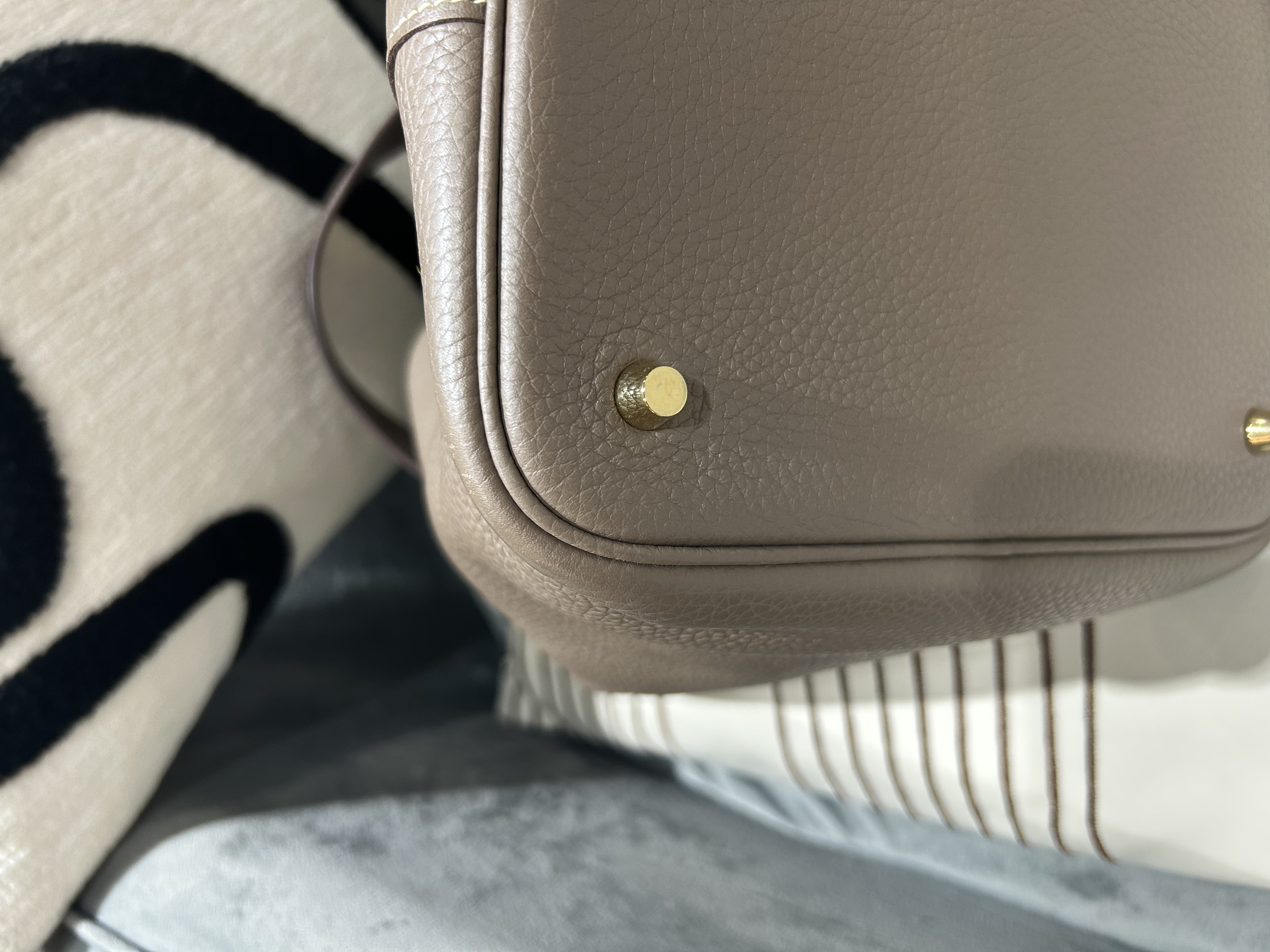 Hermes Picotin 22 Stamp D 大象灰金扣 100%Authentic, 95%New ✅Key Lock ✅Dust bag