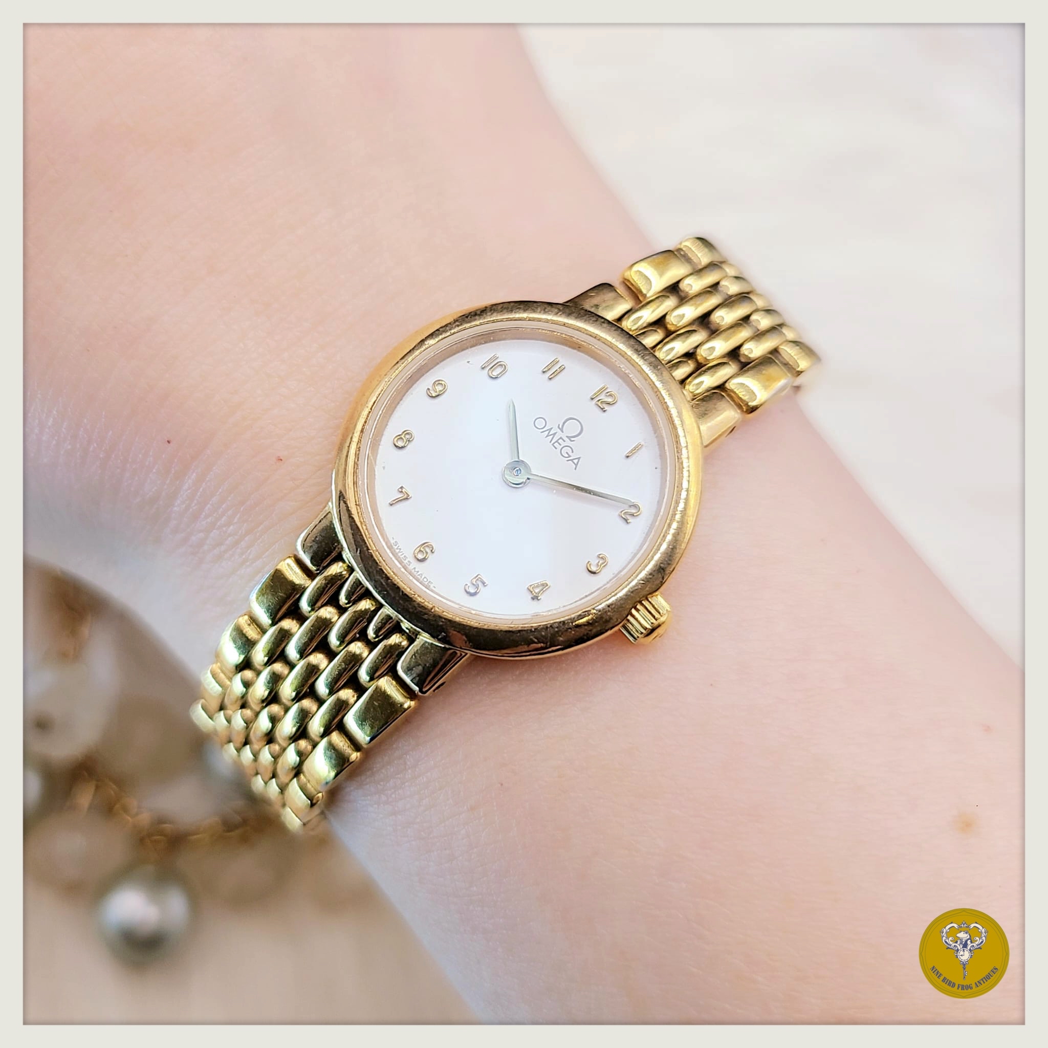 80年代Omega Deville 石英鋼錶