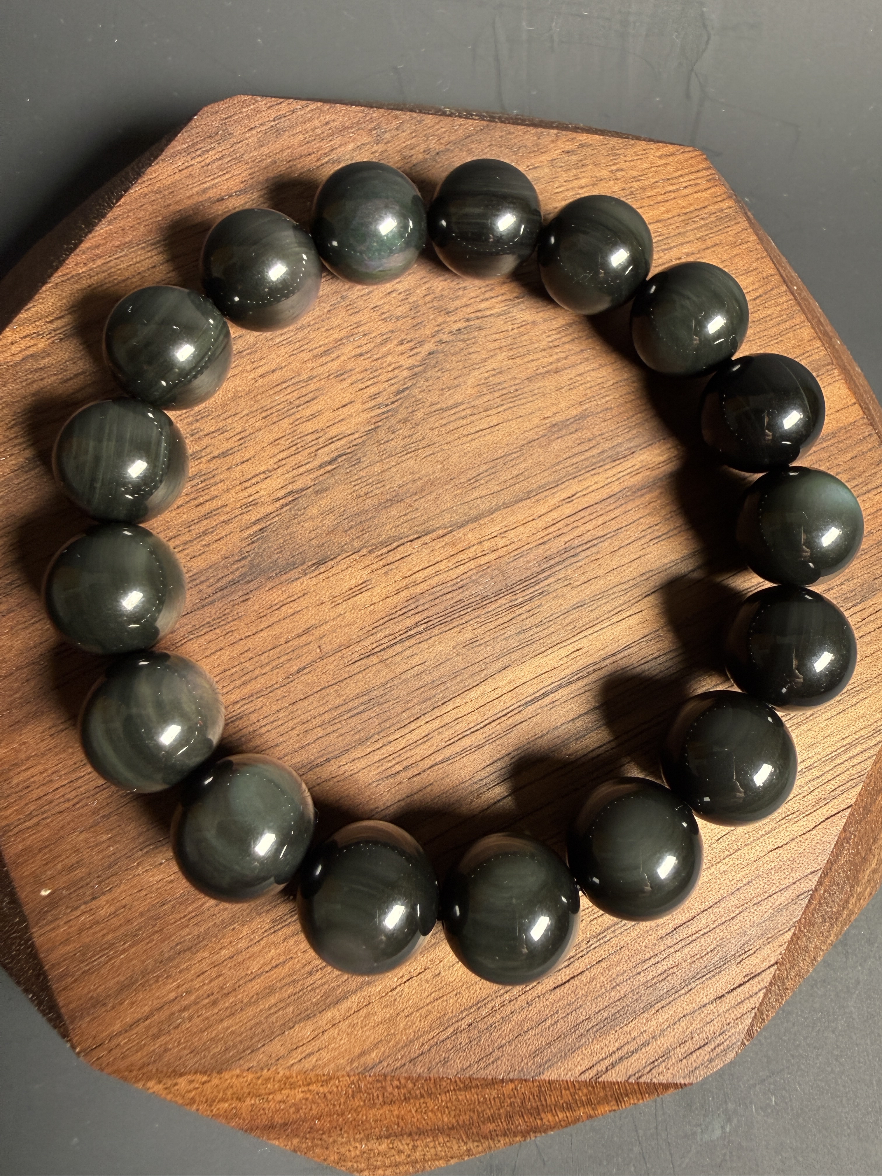 彩曜石手串 (12mm) (option 1)