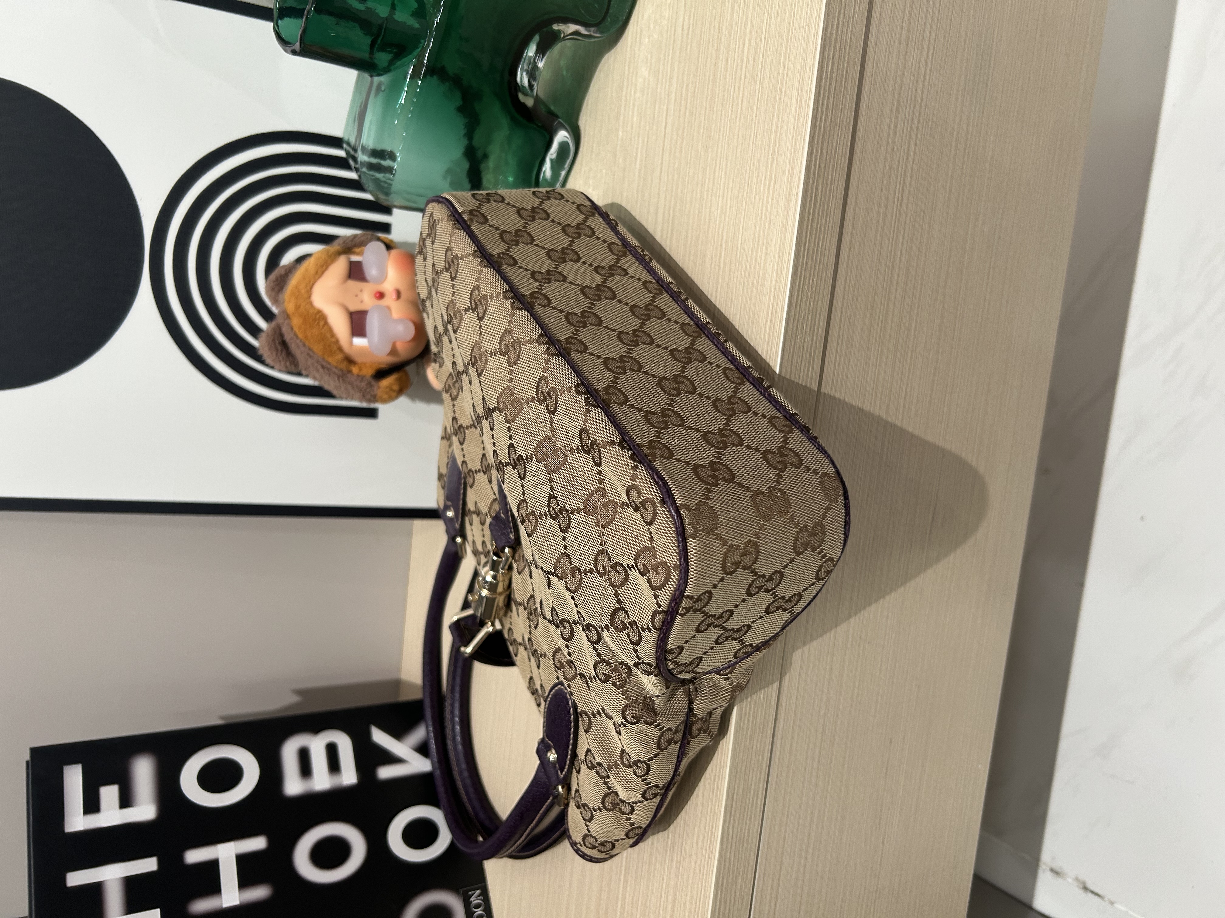 Gucci Jackie Small Handbag Purple 100%Authentic ,95%new✅dust bag 