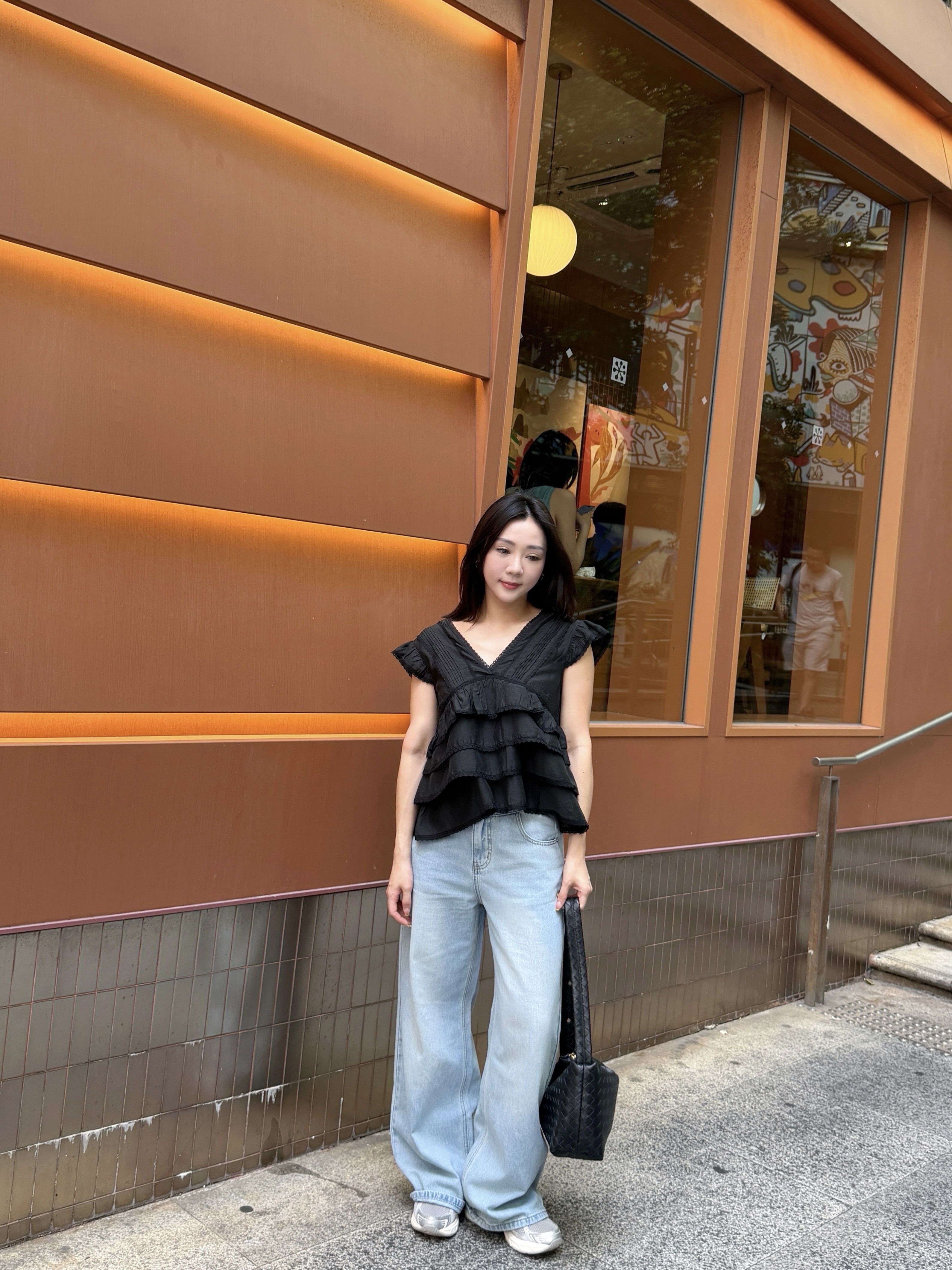 荷葉邊ruffles top