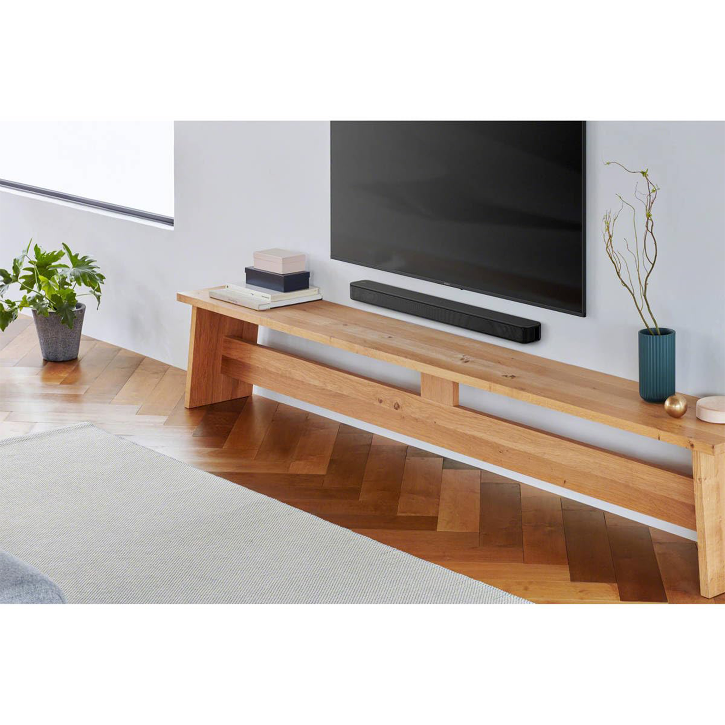 Sony 2.0ch Soundbar Compact TV Speaker (HT-S100F)