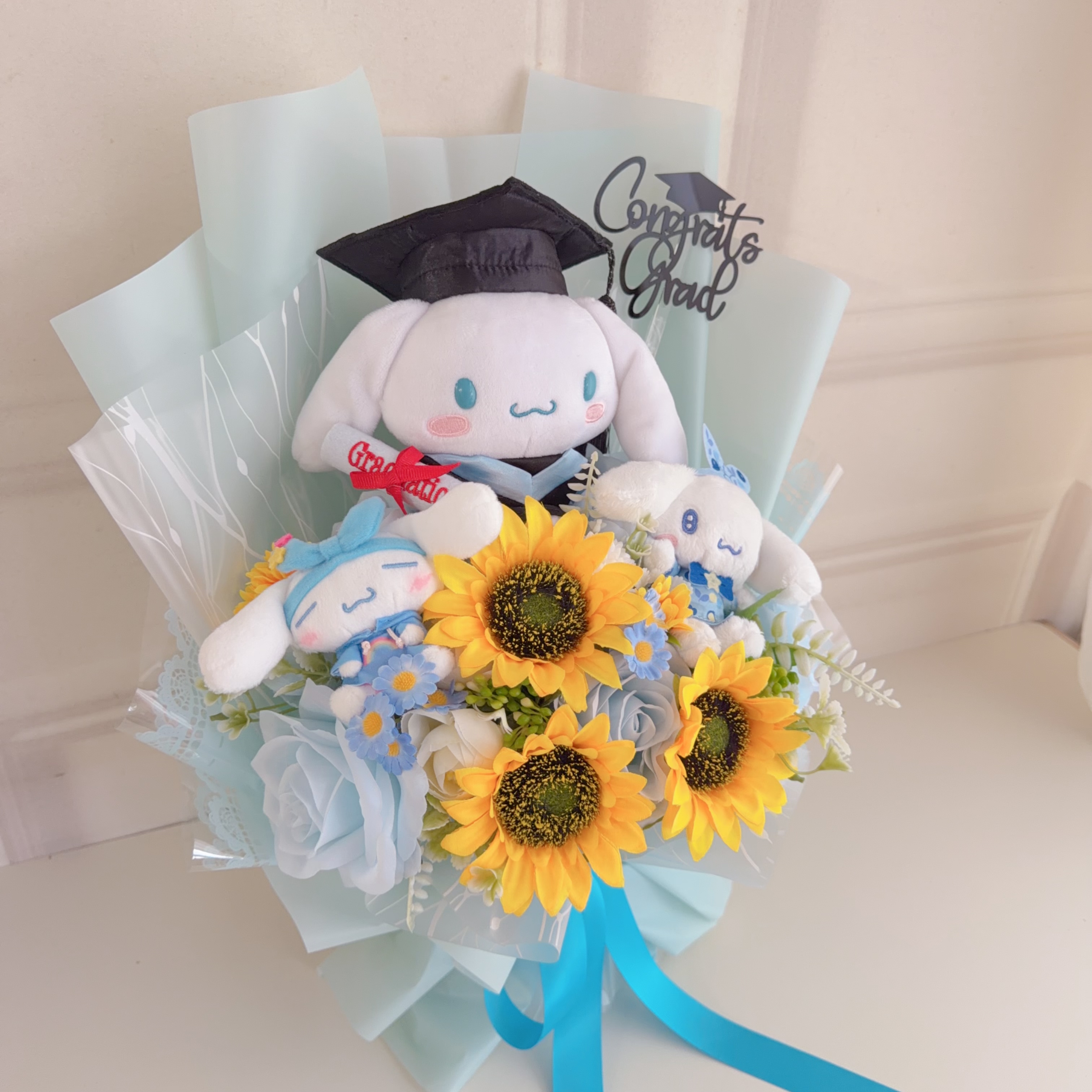 （現貨）肉桂狗畢業花束