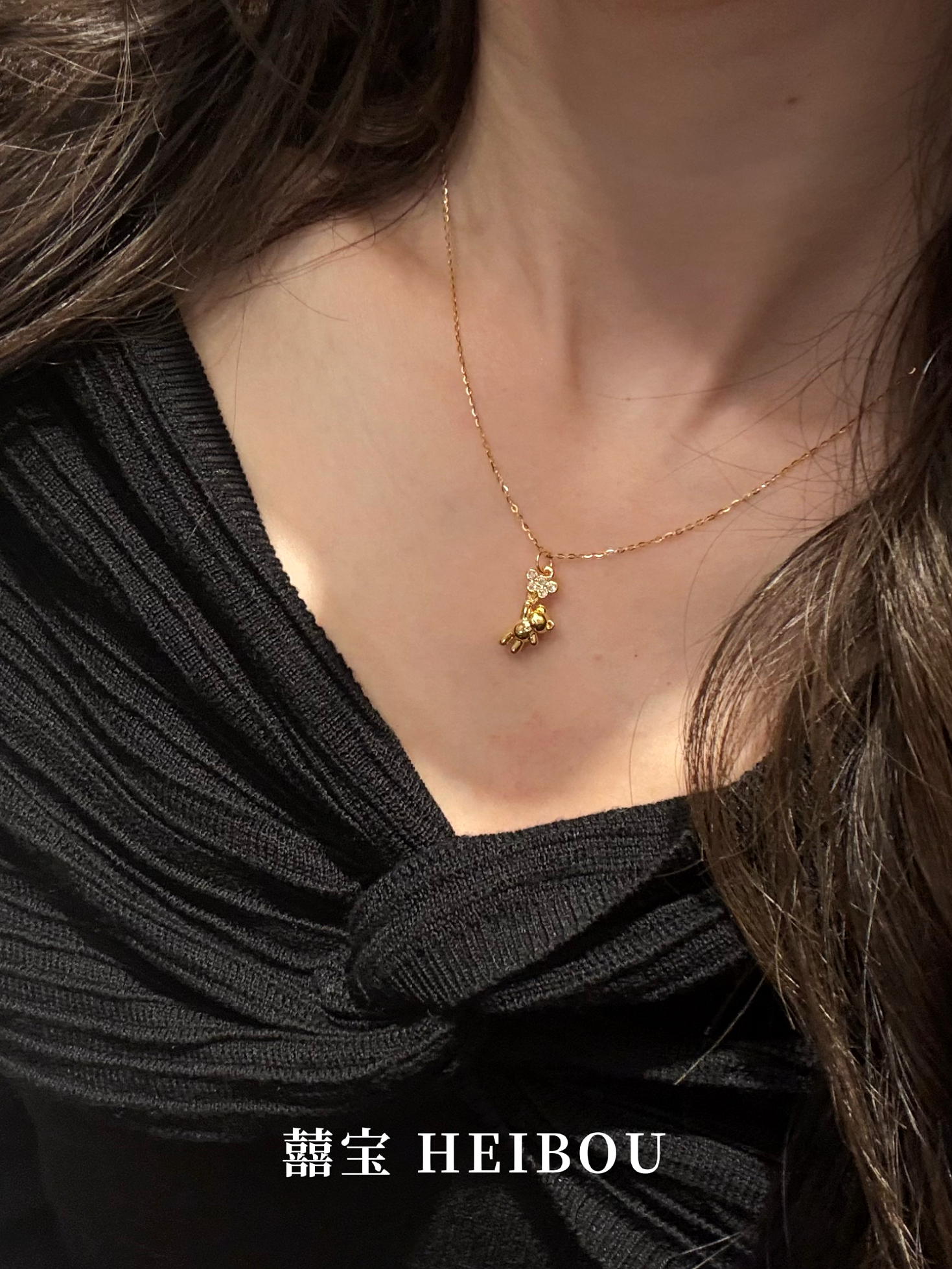 O字链-1克金项链