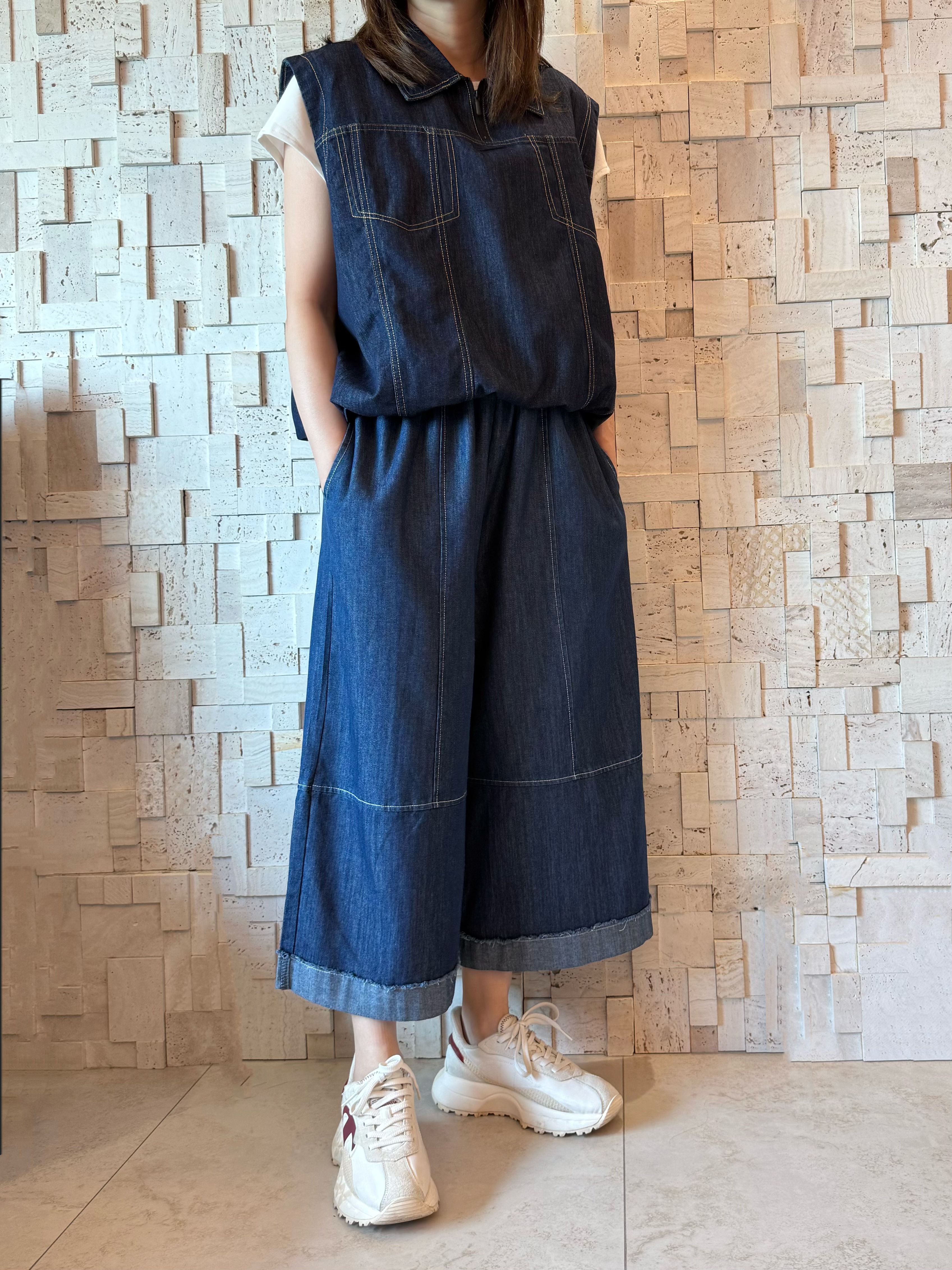 #2111 牛仔布工裝背心🔥