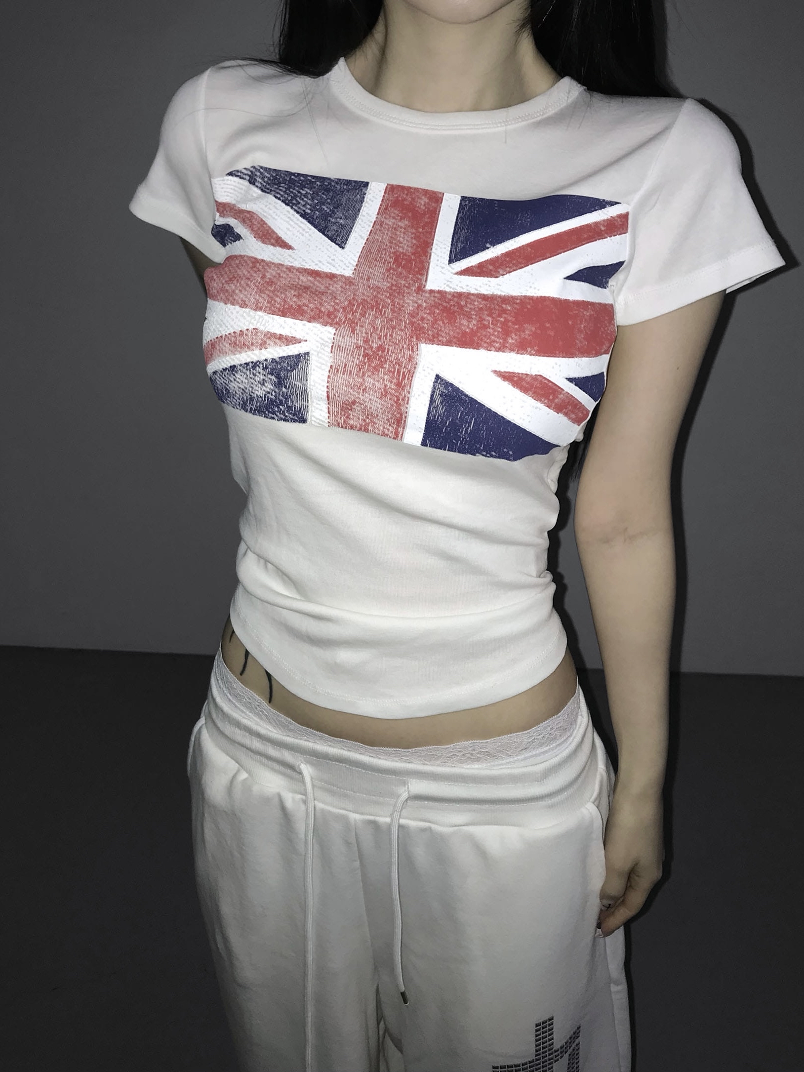 Vintage Union Flag Fitted Tee