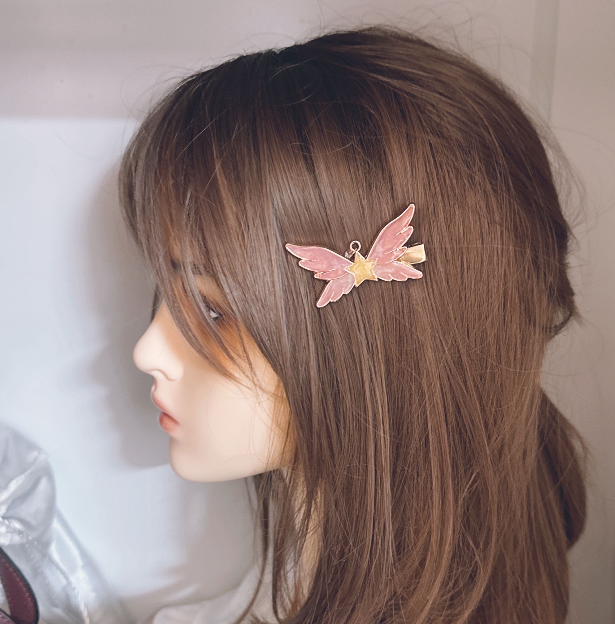 魔法少女之翼 髮插/髮夾 閃粉珠光色