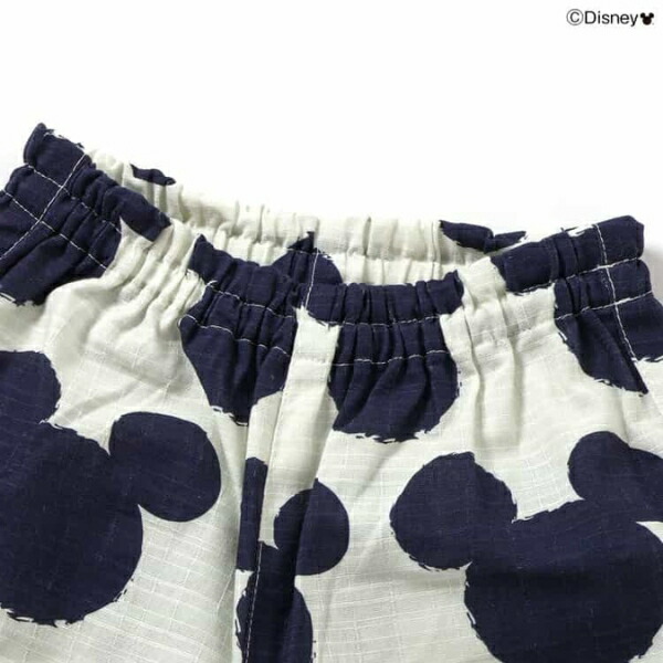 【⭐訂購⭐】🇯🇵日本直送🌀#Disney #Mickey 刺繡圖案甚平套裝［2款選］🌀 [PLCA-0041] [260402]