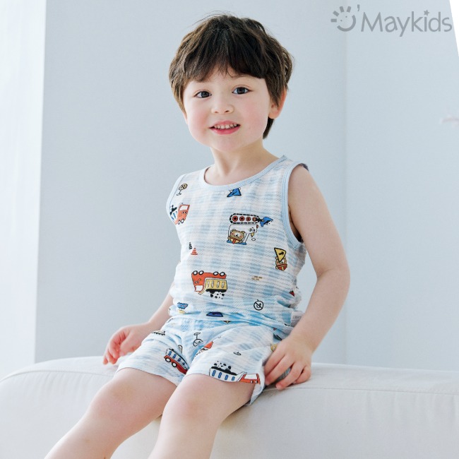 Maykids 無袖家居服 (重型車熊熊)