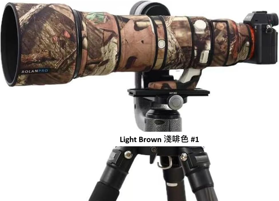 ROLANPRO Lens Camouflage Coat For SONY FE 400-800mm F6.3-8 G OSS (SEL400800G) 防水炮衣