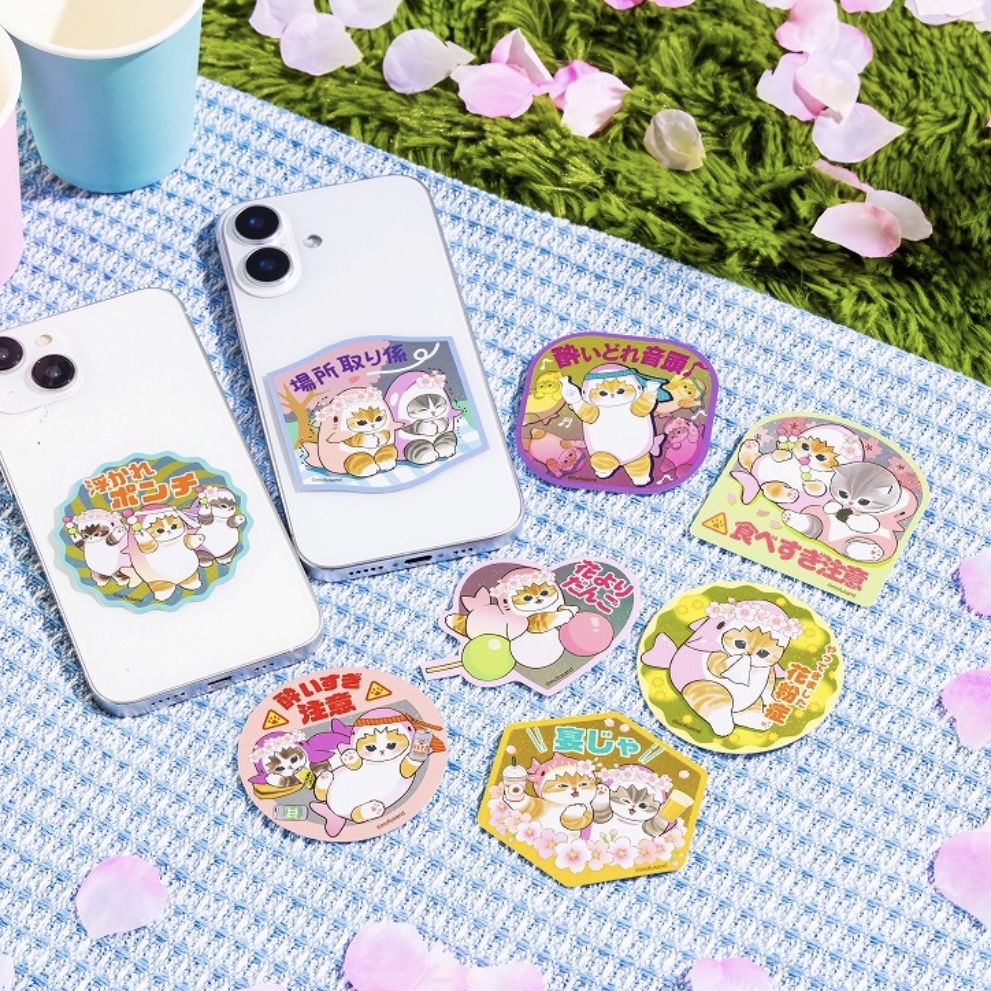 Mofusand 鯊魚貓 貼紙｜預訂