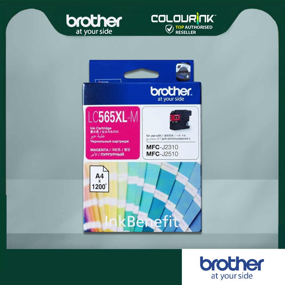 Brother LC565XL Original Magenta Ink Cartridge J2310 J2510 J3520 J3720 lc-565xl lc565