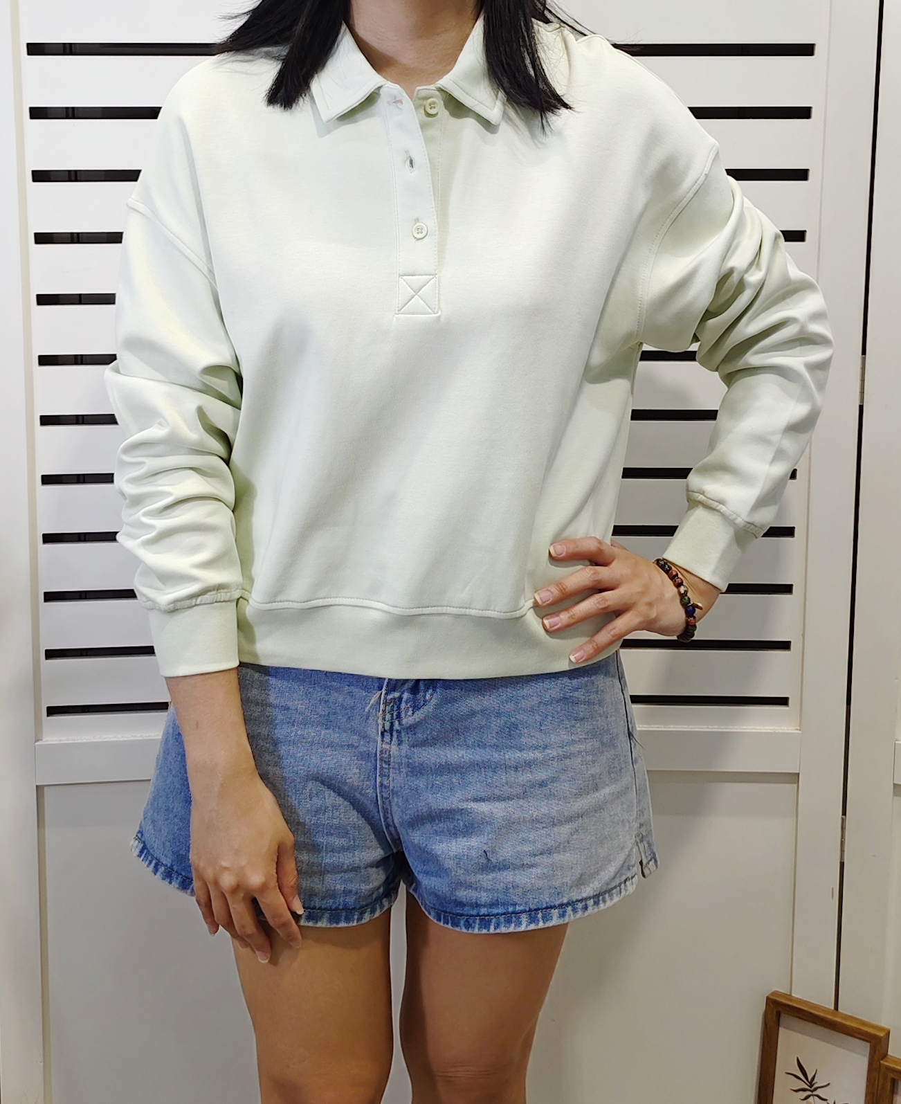 A25003 Long Sleeve Cotton Polo Tee