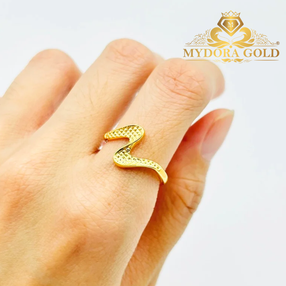 MYDORA Cincin Ombak Rindu Pahat (5G) l EMAS 916/22K