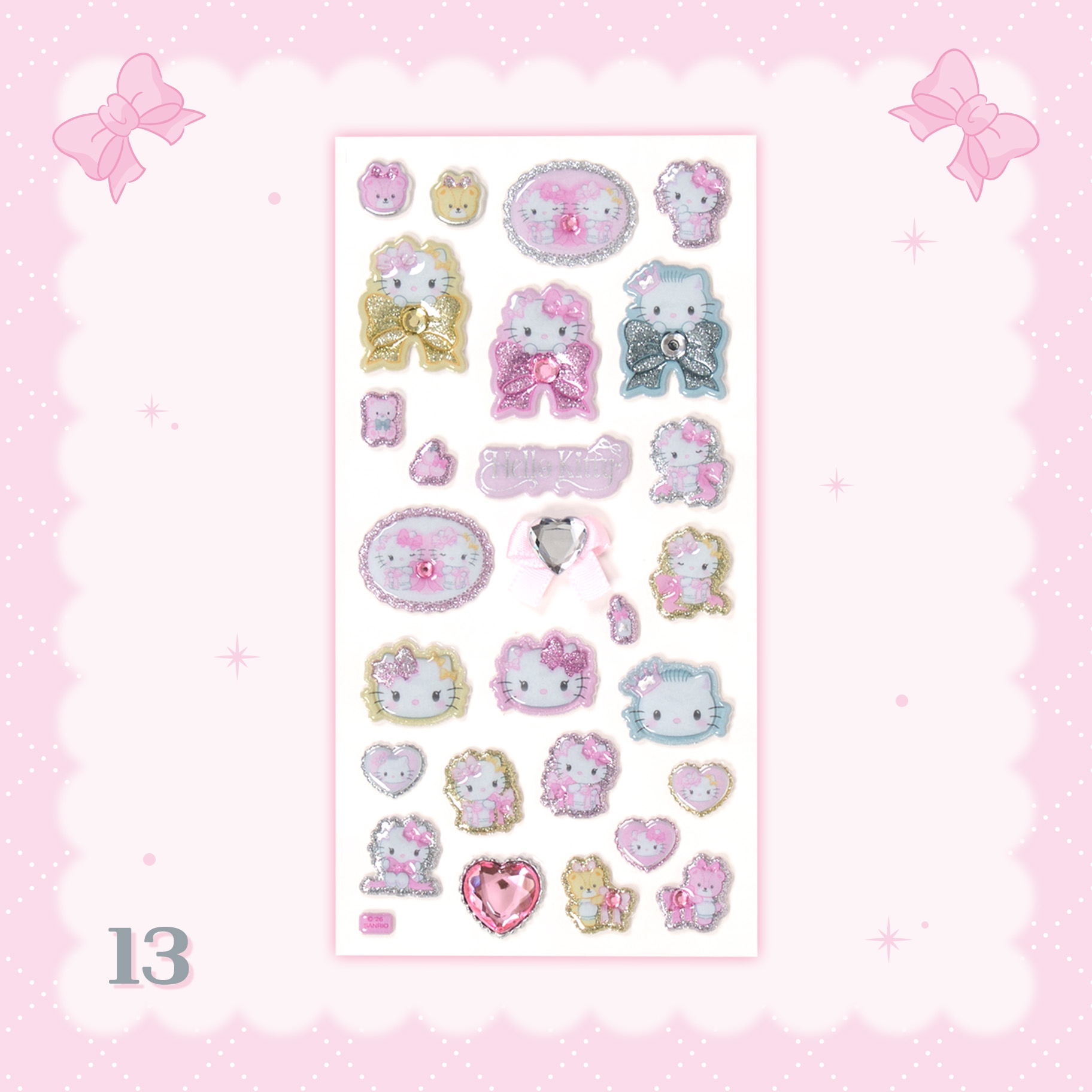 🌸 【預訂】Hello Kitty's Favorite Series - No.12- Stickers 