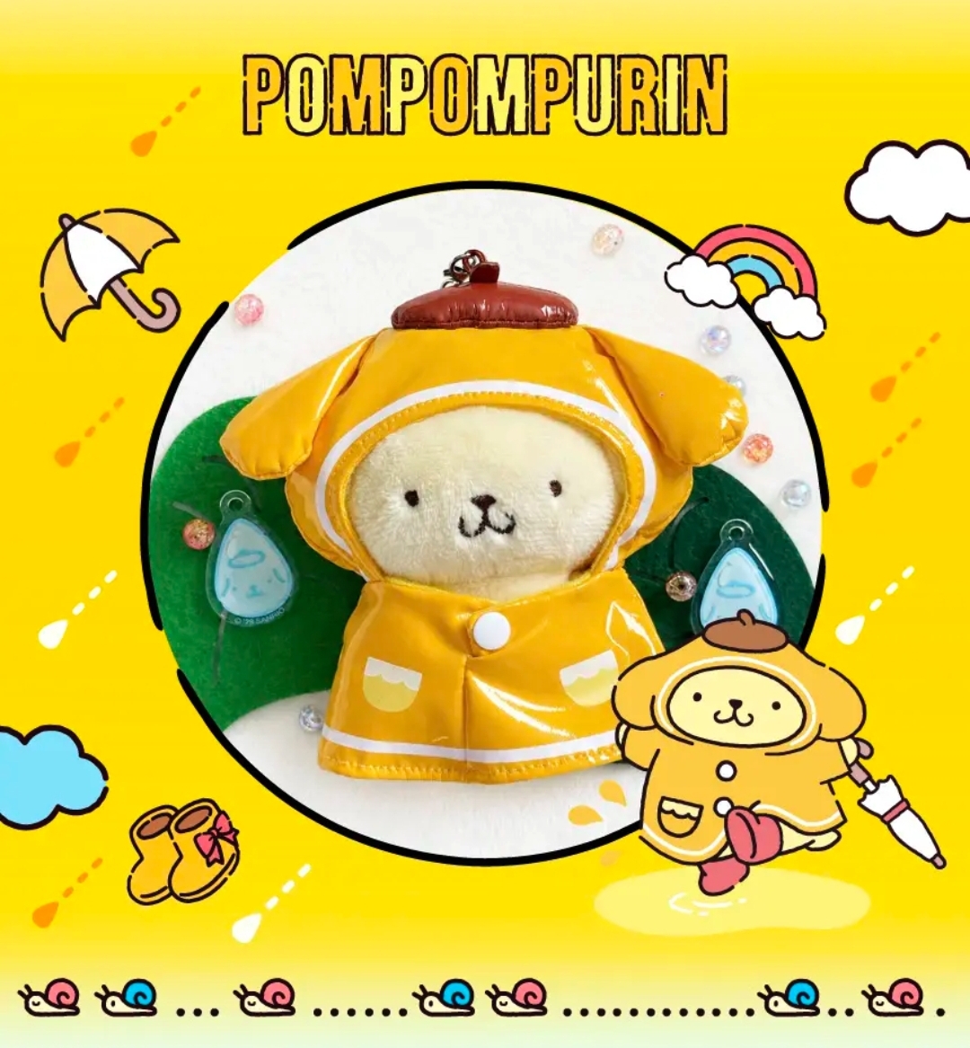[ 韓國 Sanrio ]  Olive Young x Sanrio Rainy Day 雨天公仔系列