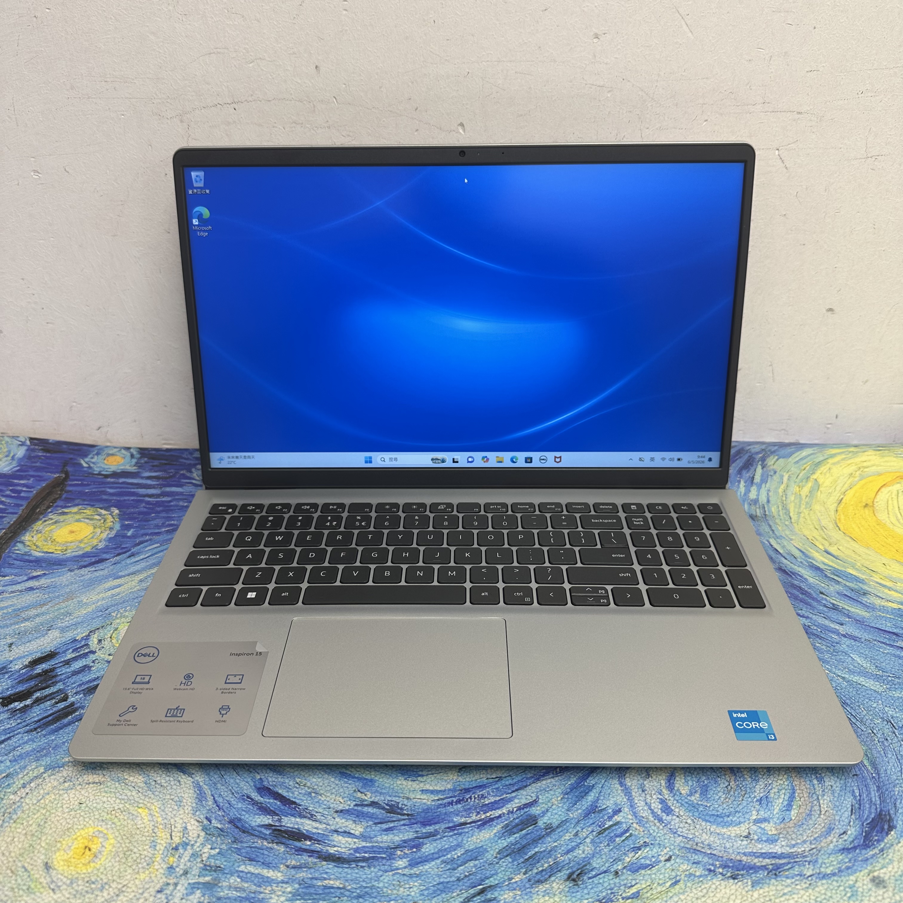 Dell Inspiron 15 i3-1215U/16GB Ram/256GB SSD/ 獨立數字鍵盤/Gaming Laptop / Notebook / PC / Win11 / Win10 / Office / Work / 輕薄機身