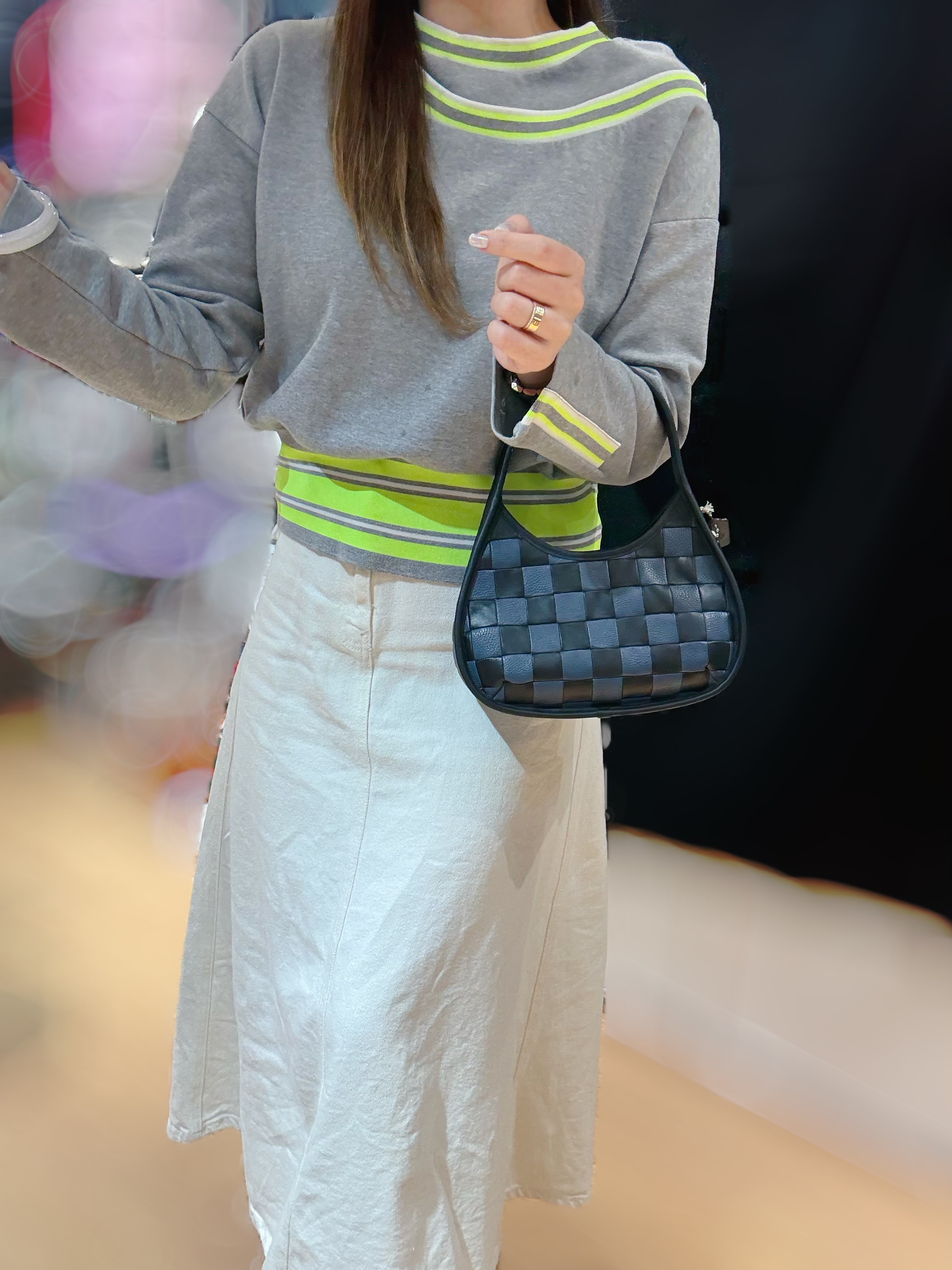 Coach Ergo bag navy/blk/grid