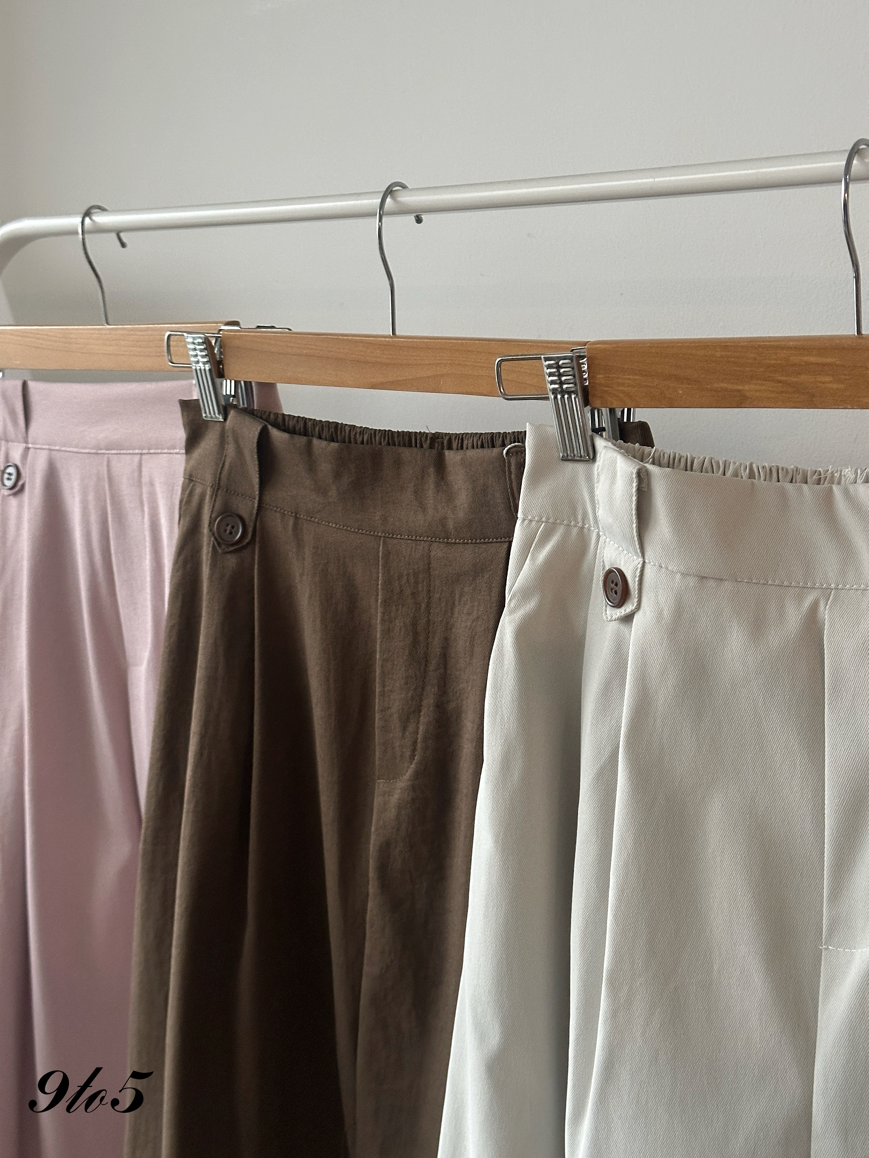 S1882 A Line Long Skirt - 3 Colors 