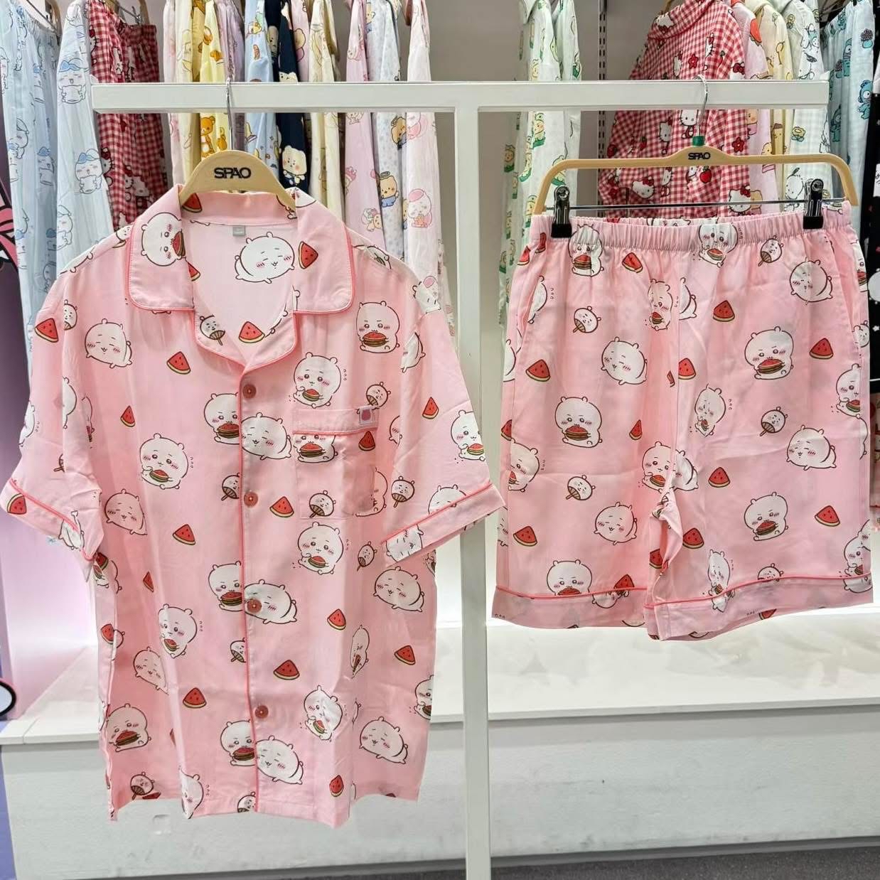 🇰🇷韓國SPAO x Chiikawa短䄂睡衣套裝