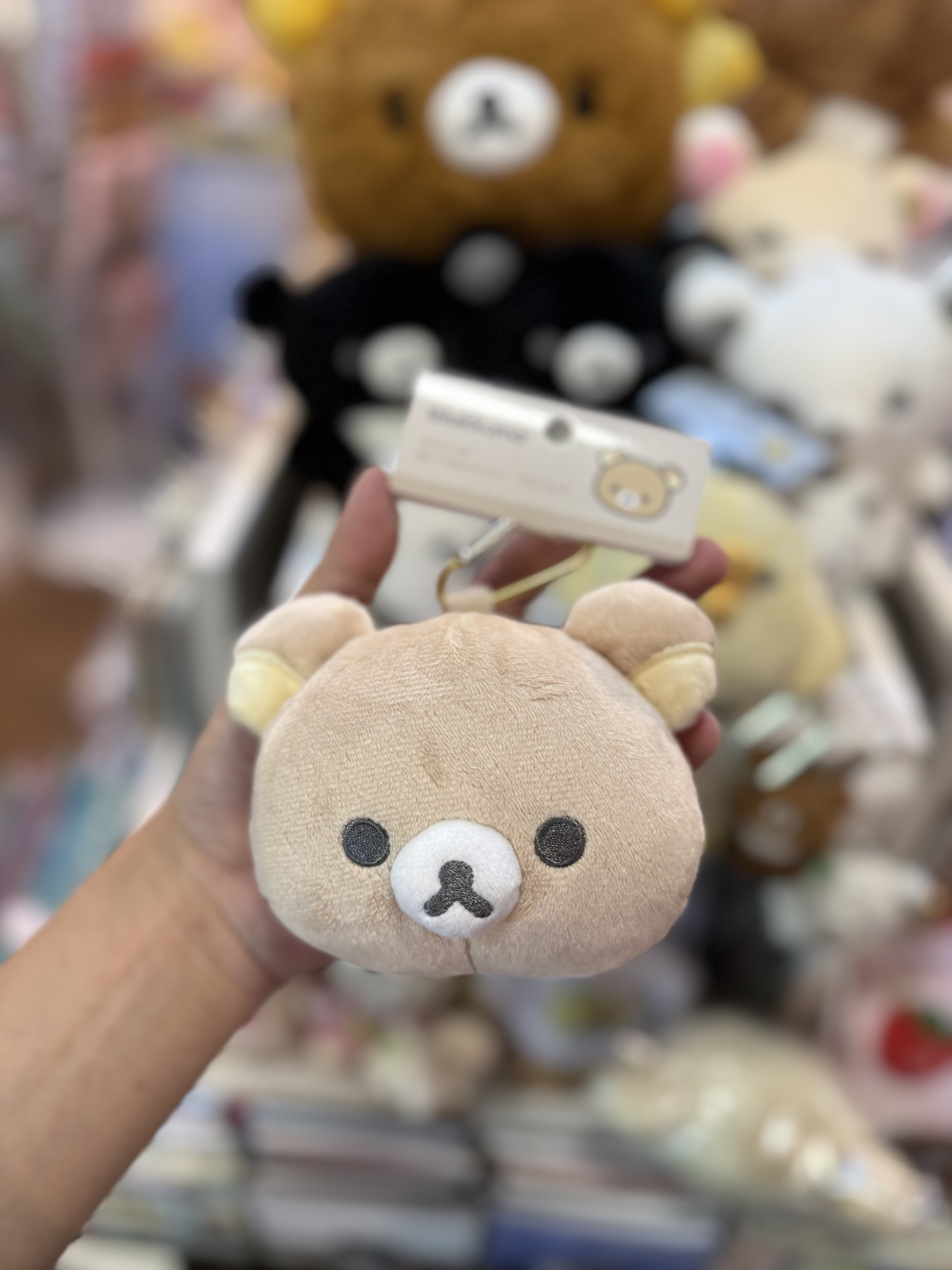 《現貨》全新Rilakkuma 毛毛小物袋掛飾