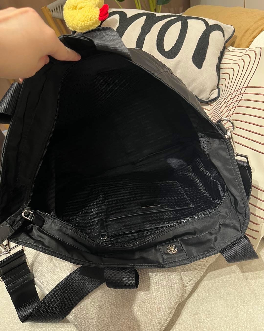 Prada nylon 2way bag   100%Authentic ,95%new