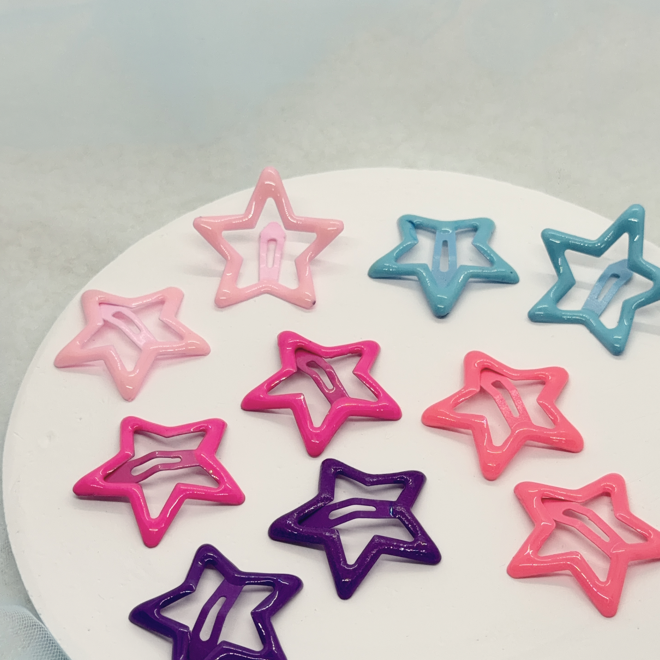 彩色 3cm星星snap clip (10pcs/set)