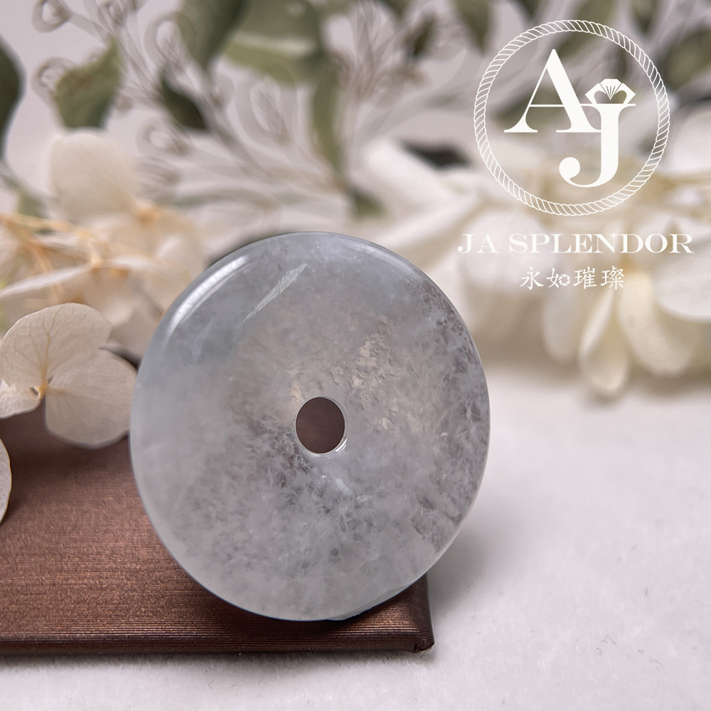 JN-3298 天然翡翠A玉 高冰特色意境棉平安扣