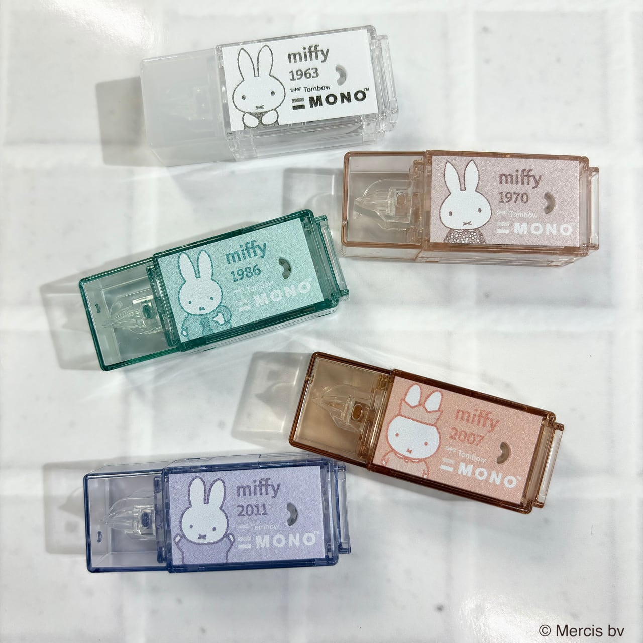 🆕【⭐訂購⭐】🇯🇵日本直送 #日本製 #Tombow Mono Pocket x #Miffy 改錯帶(1套5個同色)［5款選］🌀 [ELAD-0268][260210]