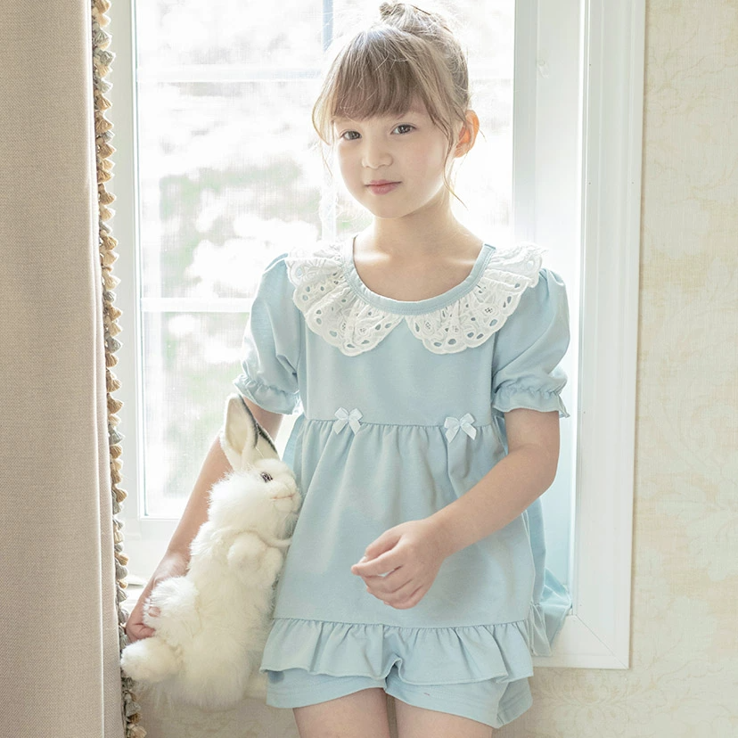 🆕【⭐訂購⭐】 🇯🇵日本直送 🌀甜美少女 皺褶蕾絲 蝴蝶結 泡泡袖 家居服［3款選］🌀[ELCA-0130][260401]