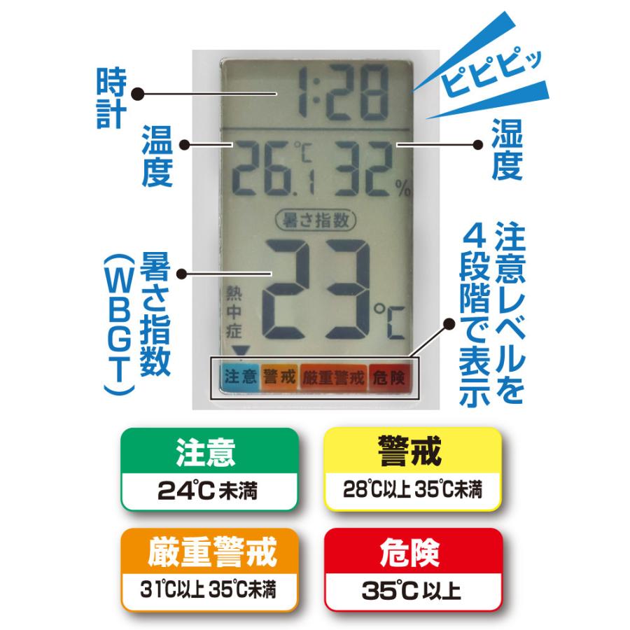 🔥🔥【日本直送《WORLD BOSS》IPX5防水便攜式防中暑預警指數計】