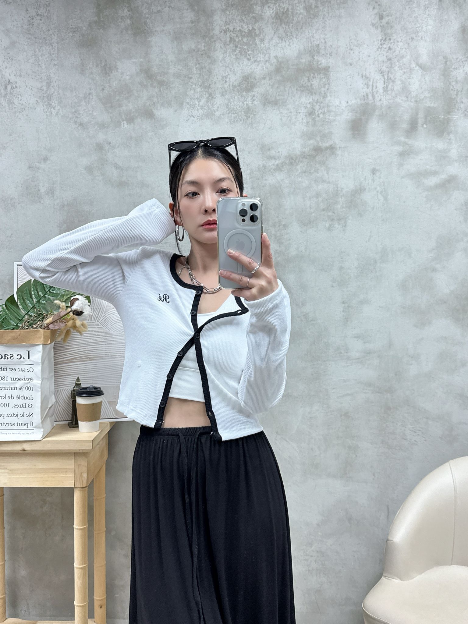 B09 棉質A cut下擺半裙