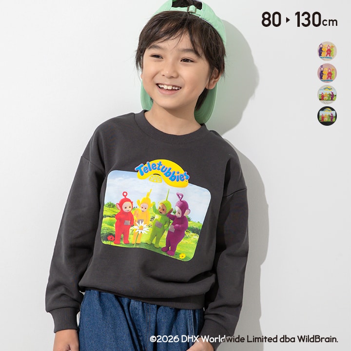 🆕【⭐訂購⭐】 🇯🇵日本直送 🌀#Teletubbies 天線得得B 束袖衛衣［4款選］🌀[PLIA-0133] [261017]