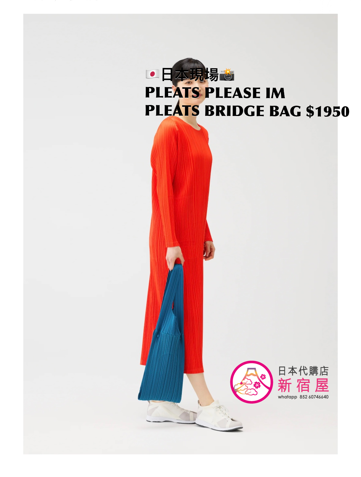 PLEATS PLEASE ISSEY MIYAKE PLEATS BRIDGE BAG