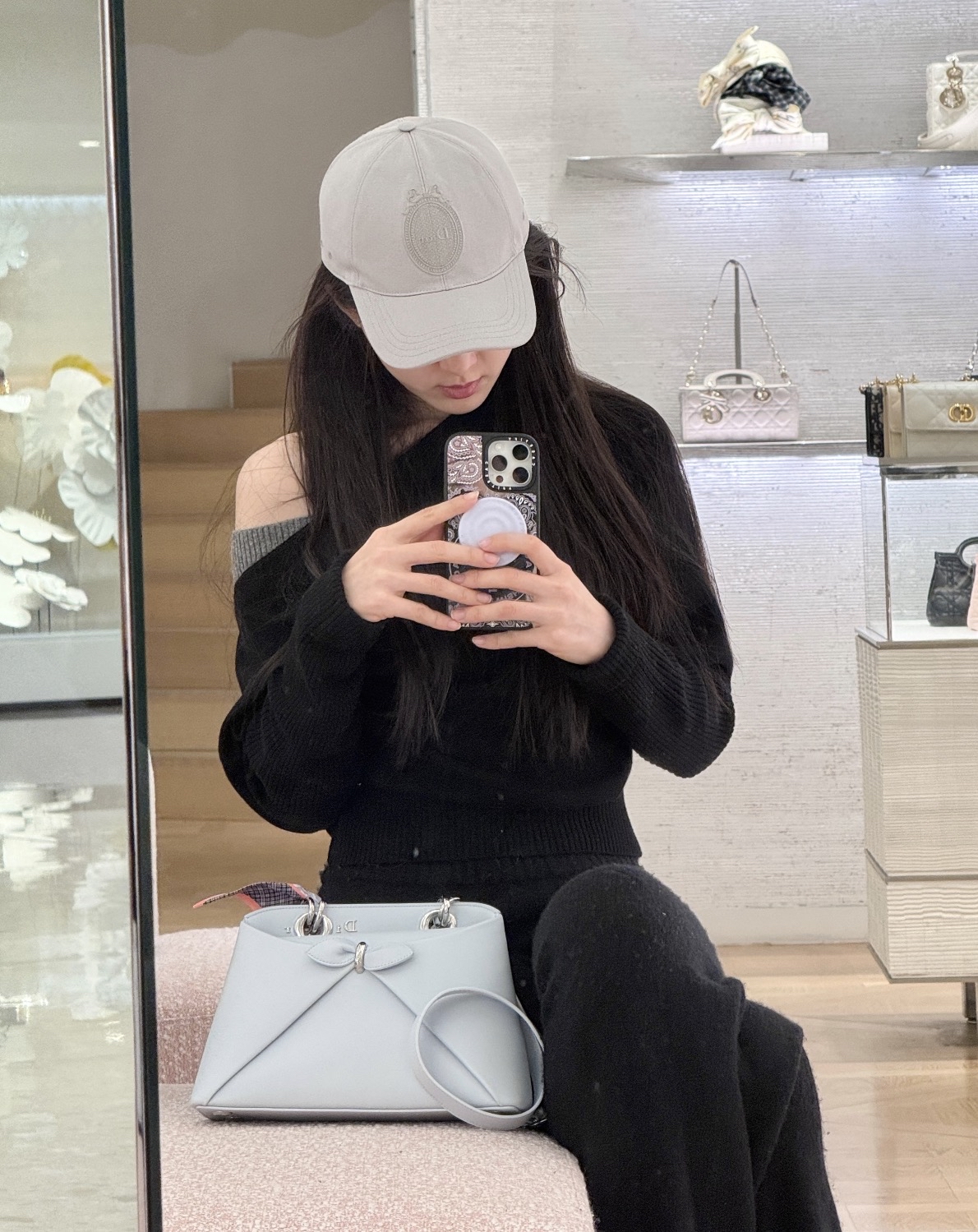 夏天必備 🔆 Dior新款 灰色 D-Player Cap Size 57/58