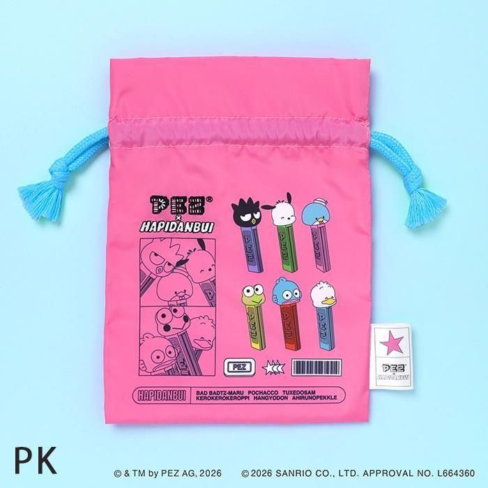 日本預訂📍日本PEZ×HAPIDANBUI得意系列 - 索繩袋